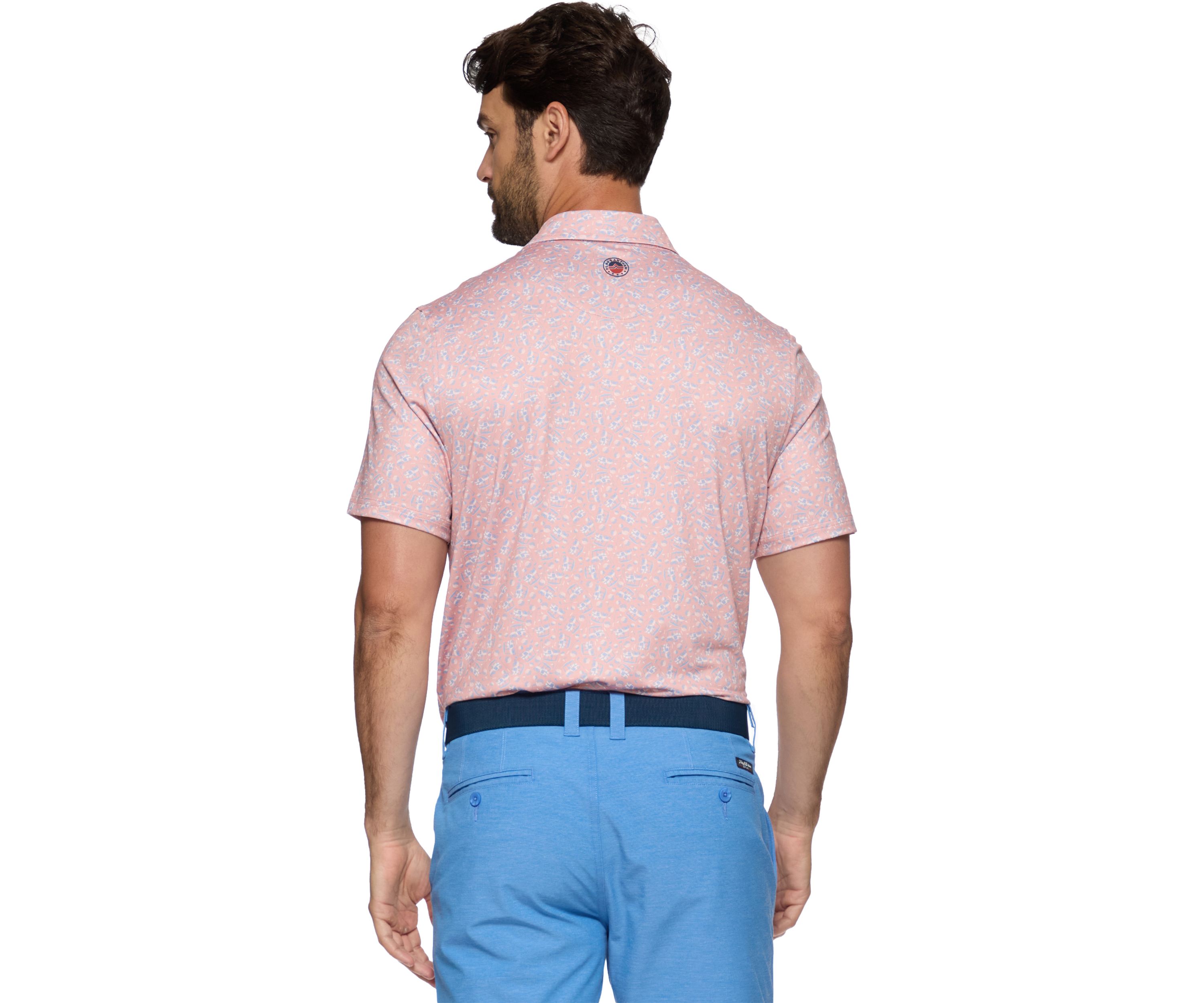 Printed Golf Polo Shirt 