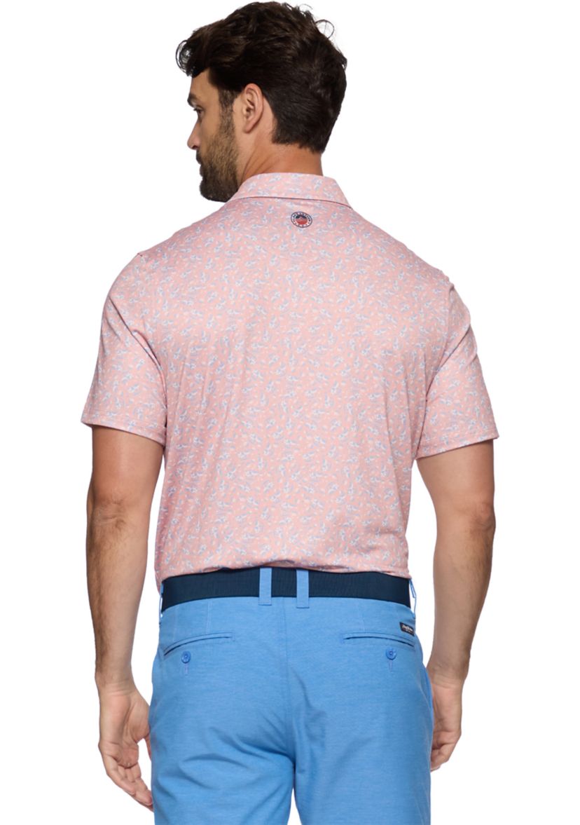 Printed Golf Polo Shirt 
