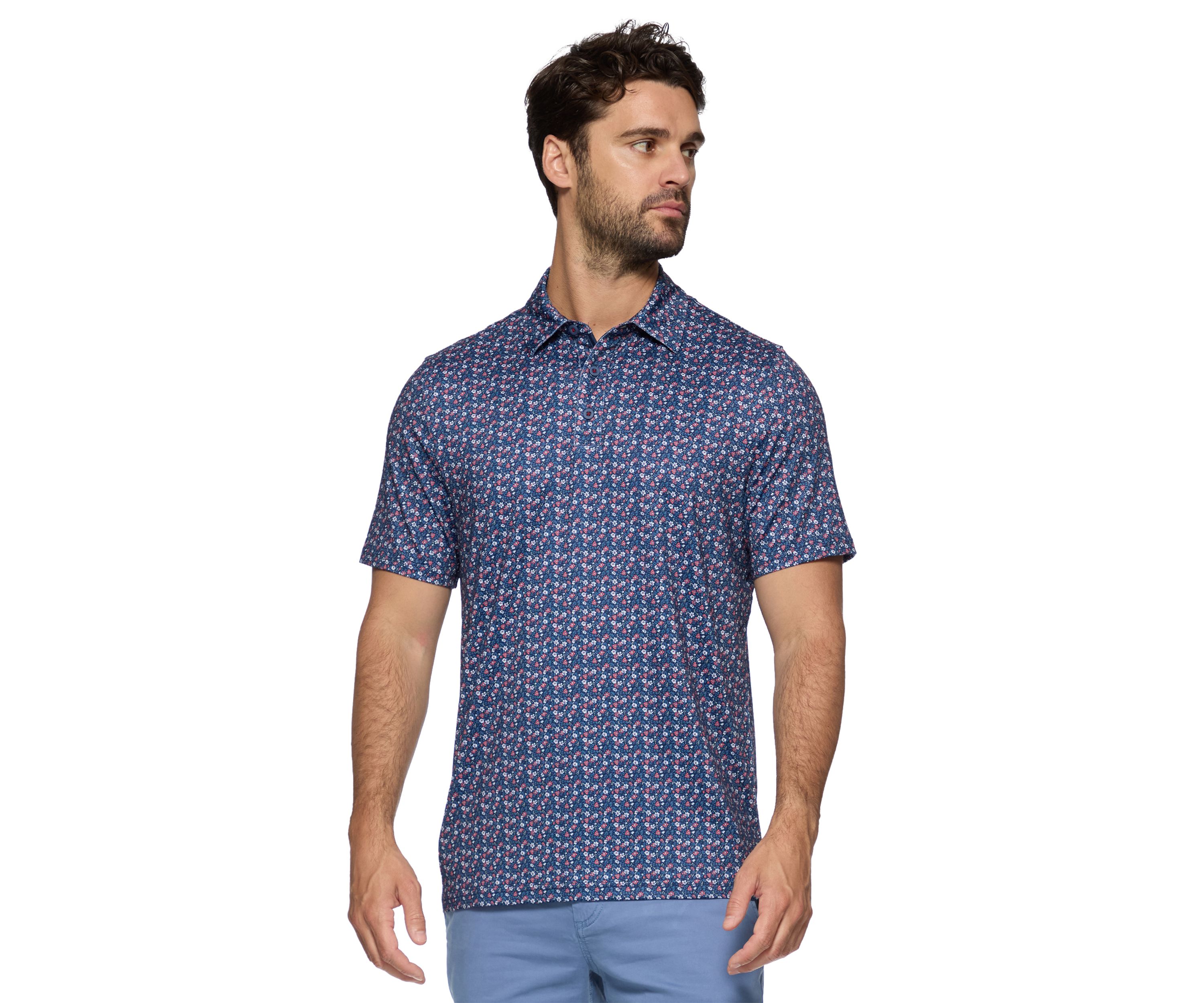 Mens Mini Flower Print Shirt