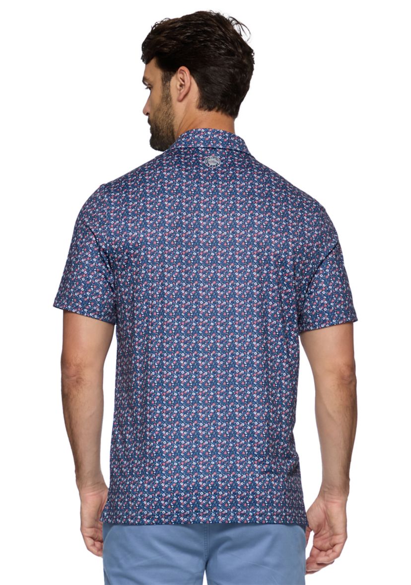 Mens Mini Flower Print Shirt
