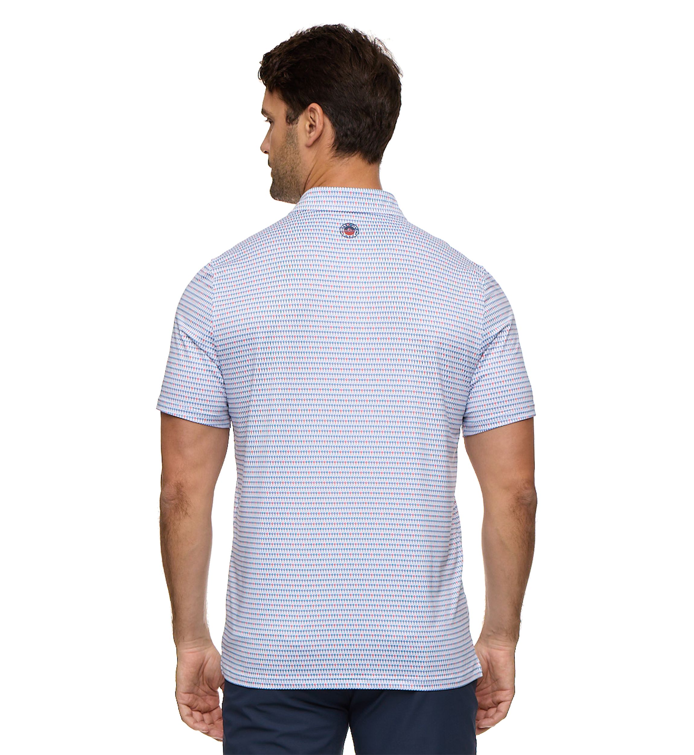 Mens Golf Tee Printed Polo Shirt
