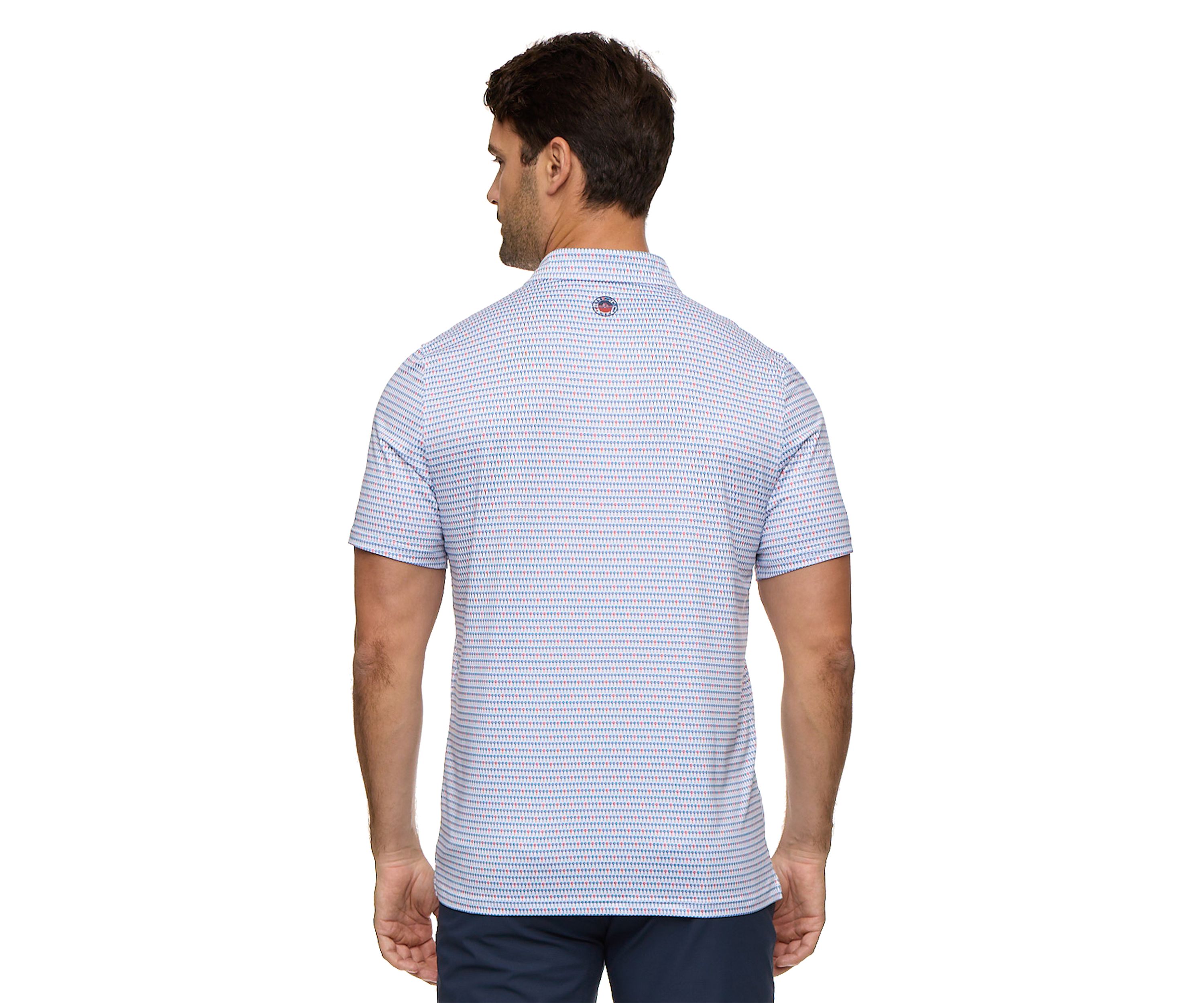 Mens Golf Tee Printed Polo Shirt