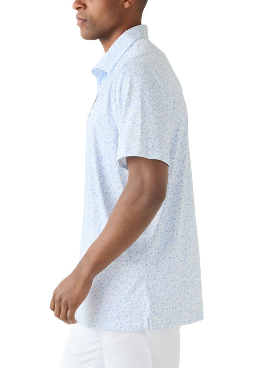 Mens Cobbtown Floral Polo Shirt