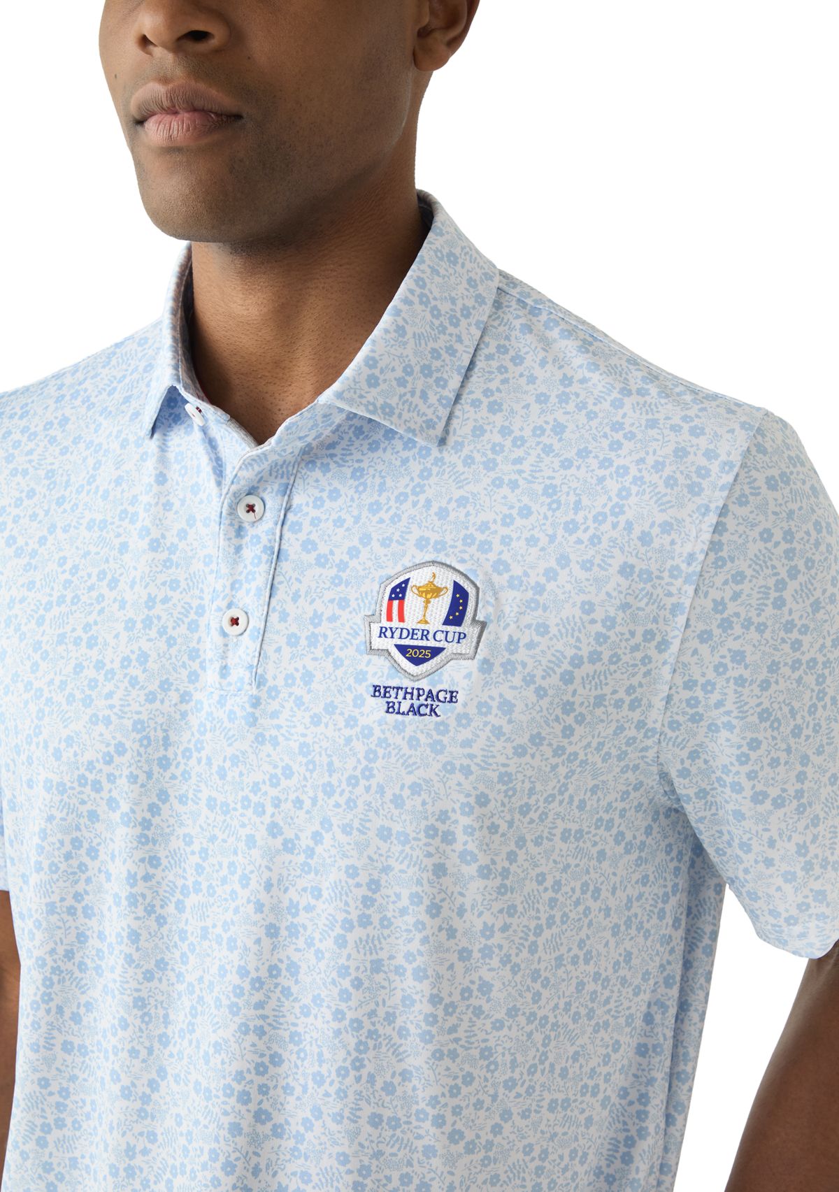 Mens Cobbtown Floral Polo Shirt
