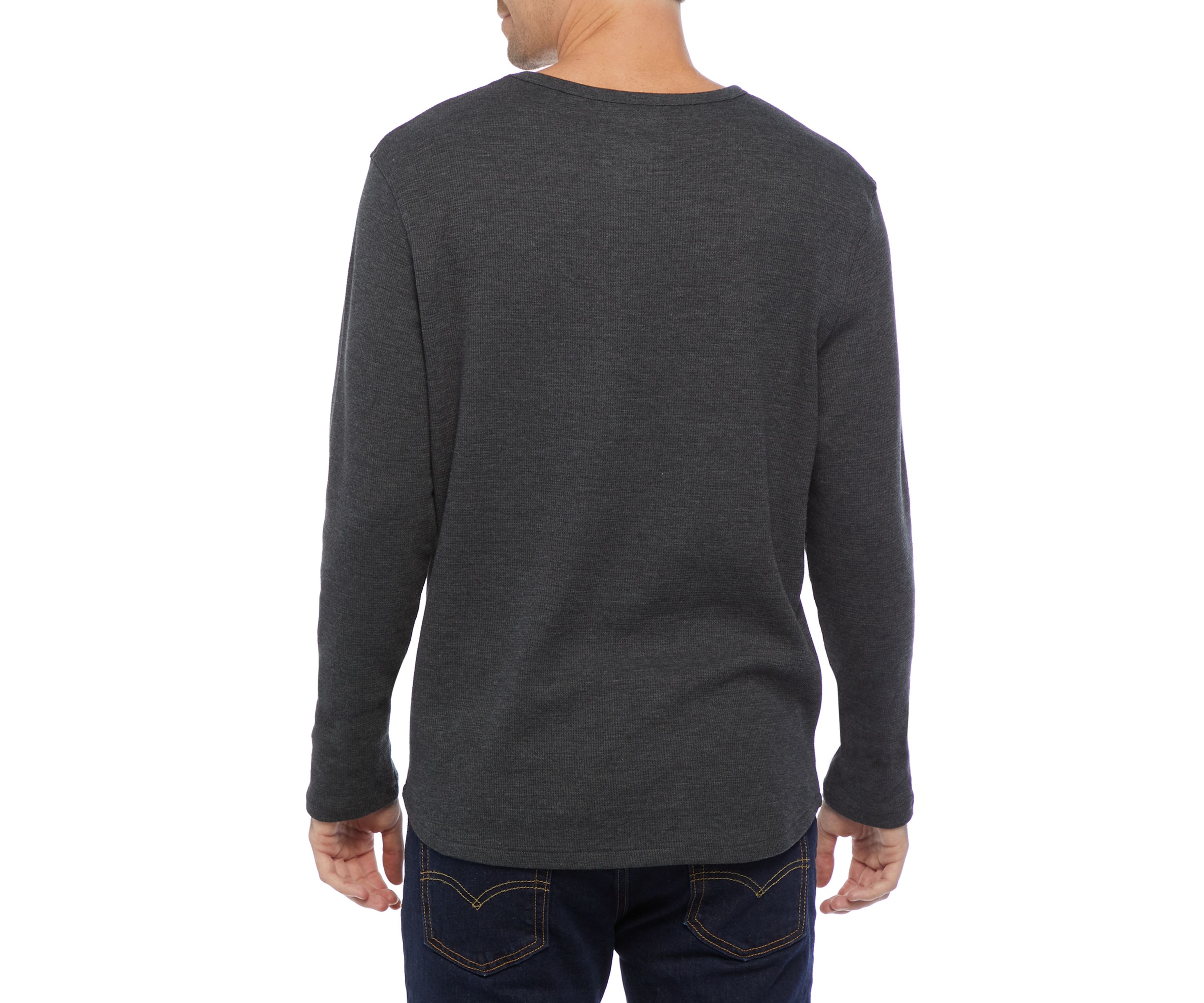 Long Sleeve Thermal Crew Sweatshirt 
