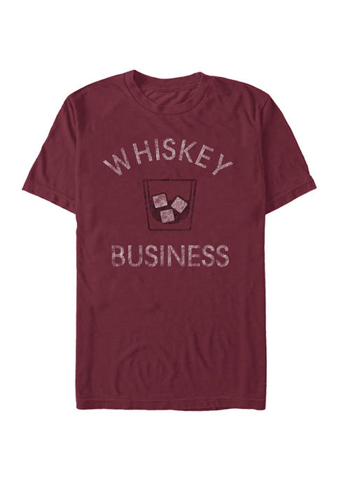 TRUE CRAFT Juniors Whiskey Business Graphic Short Sleeve