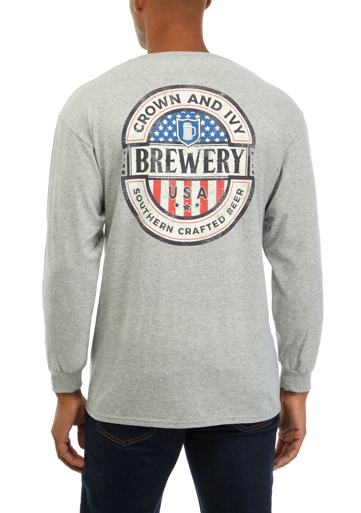 Long Sleeve Brewery Graphic T-Shirt