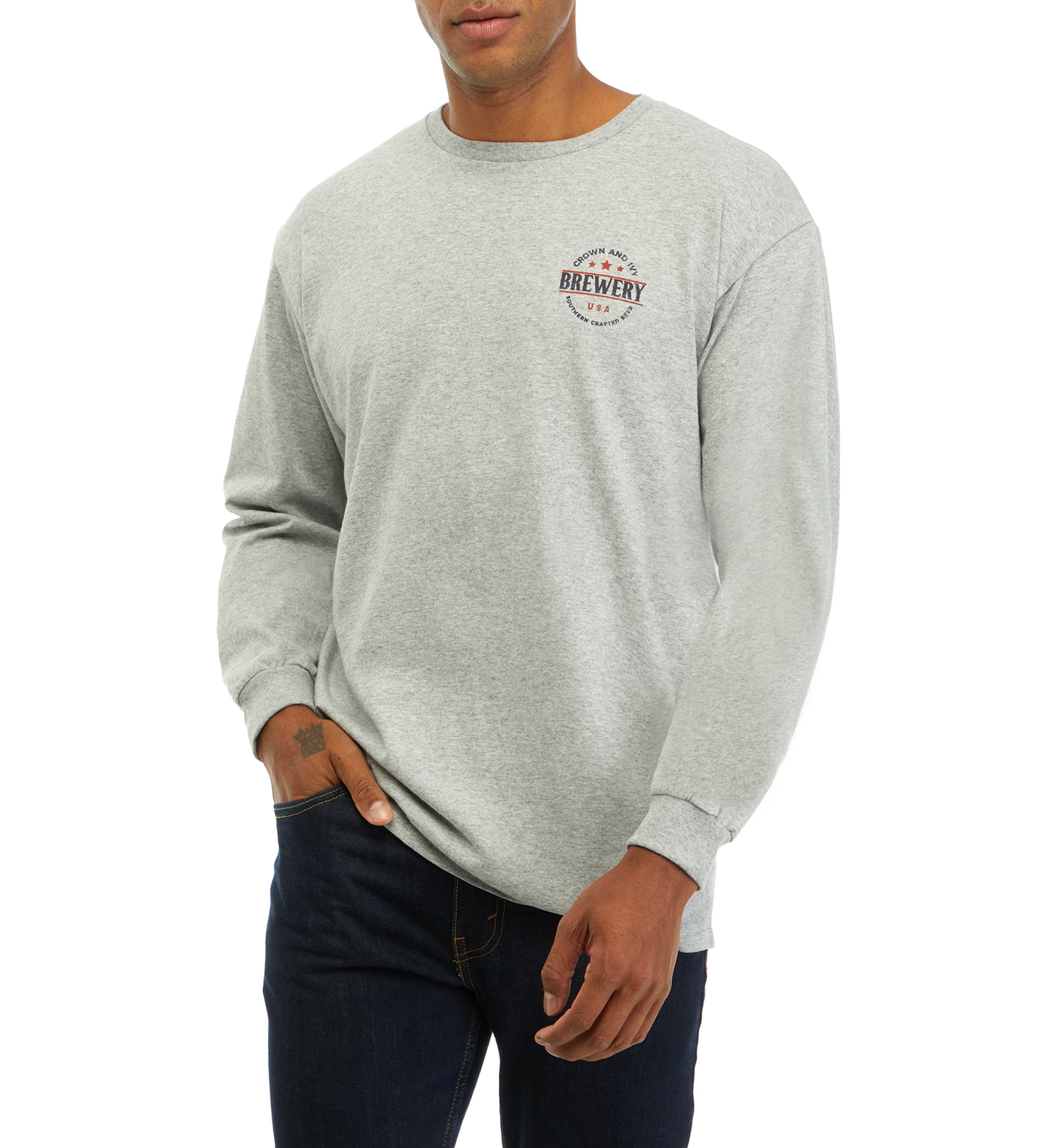Long Sleeve Brewery Graphic T-Shirt