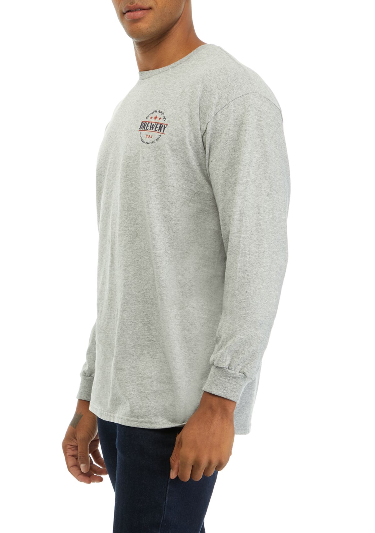 Long Sleeve Brewery Graphic T-Shirt