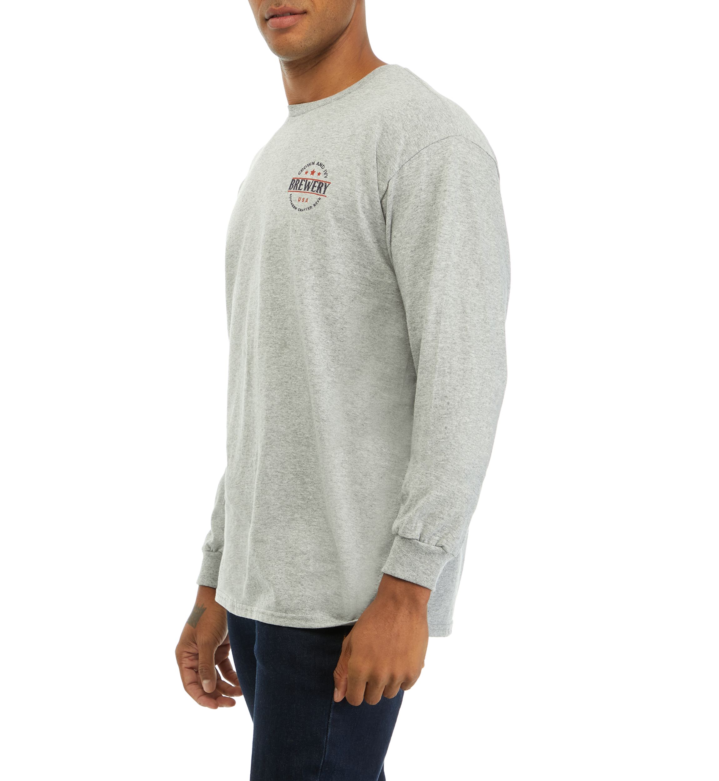 Long Sleeve Brewery Graphic T-Shirt