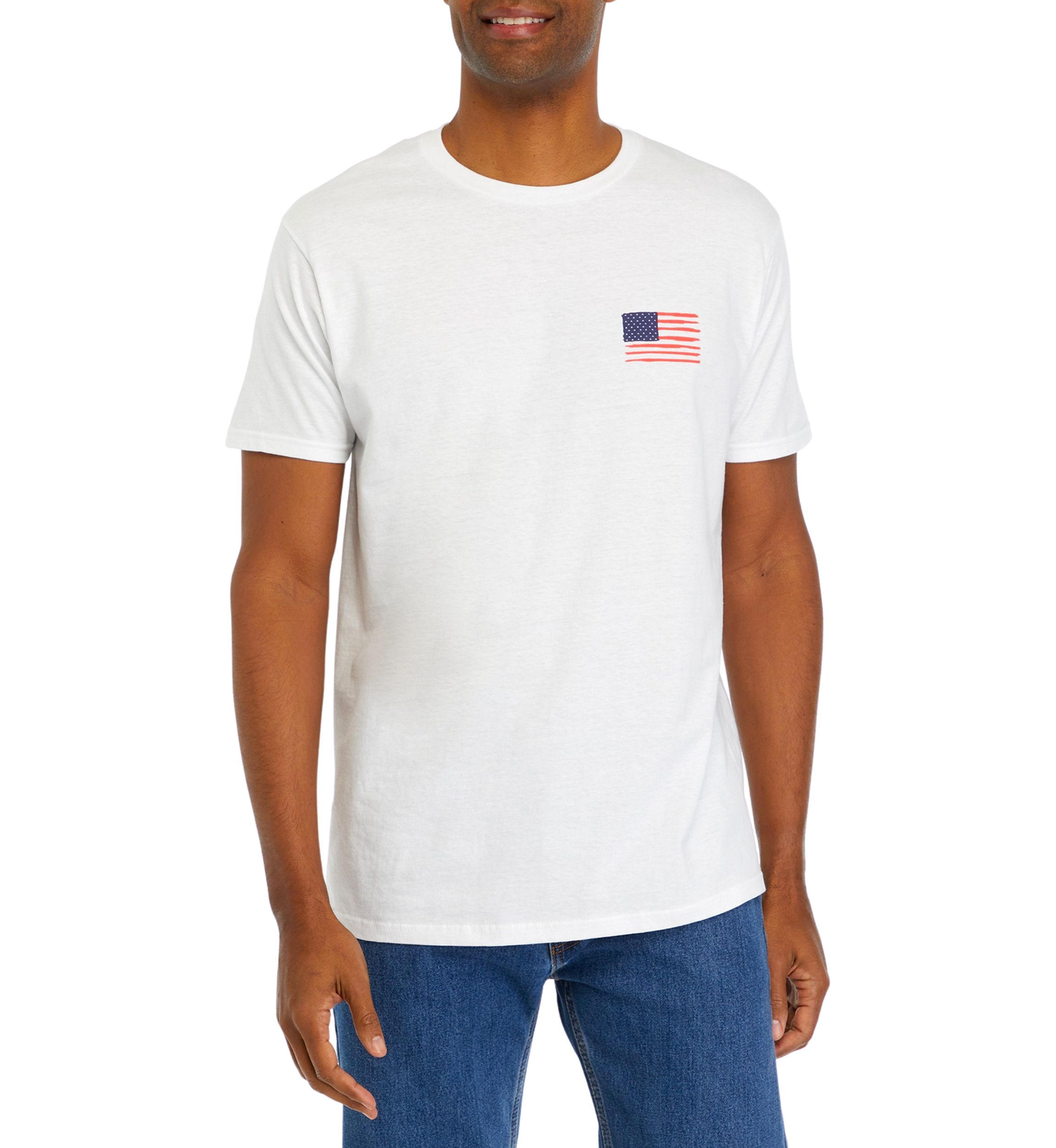 Americana Dog Graphic T-Shirt 