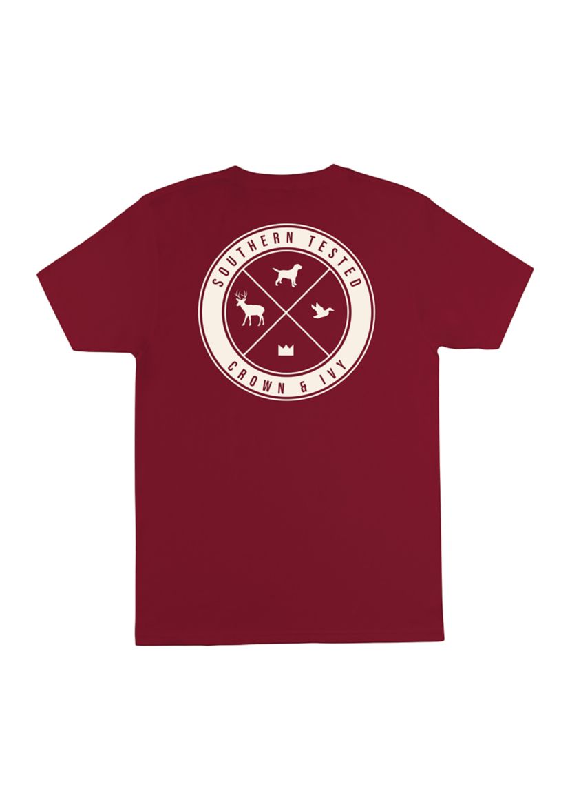 Short Sleeve Outfit Badge Graphic T-Shirt 
