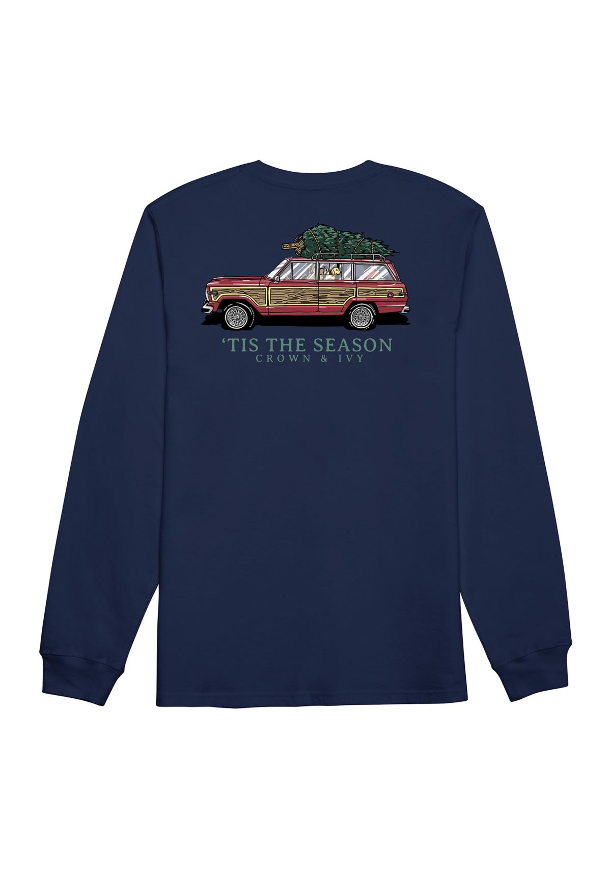 Christmas Car Graphic Sweatshirt 