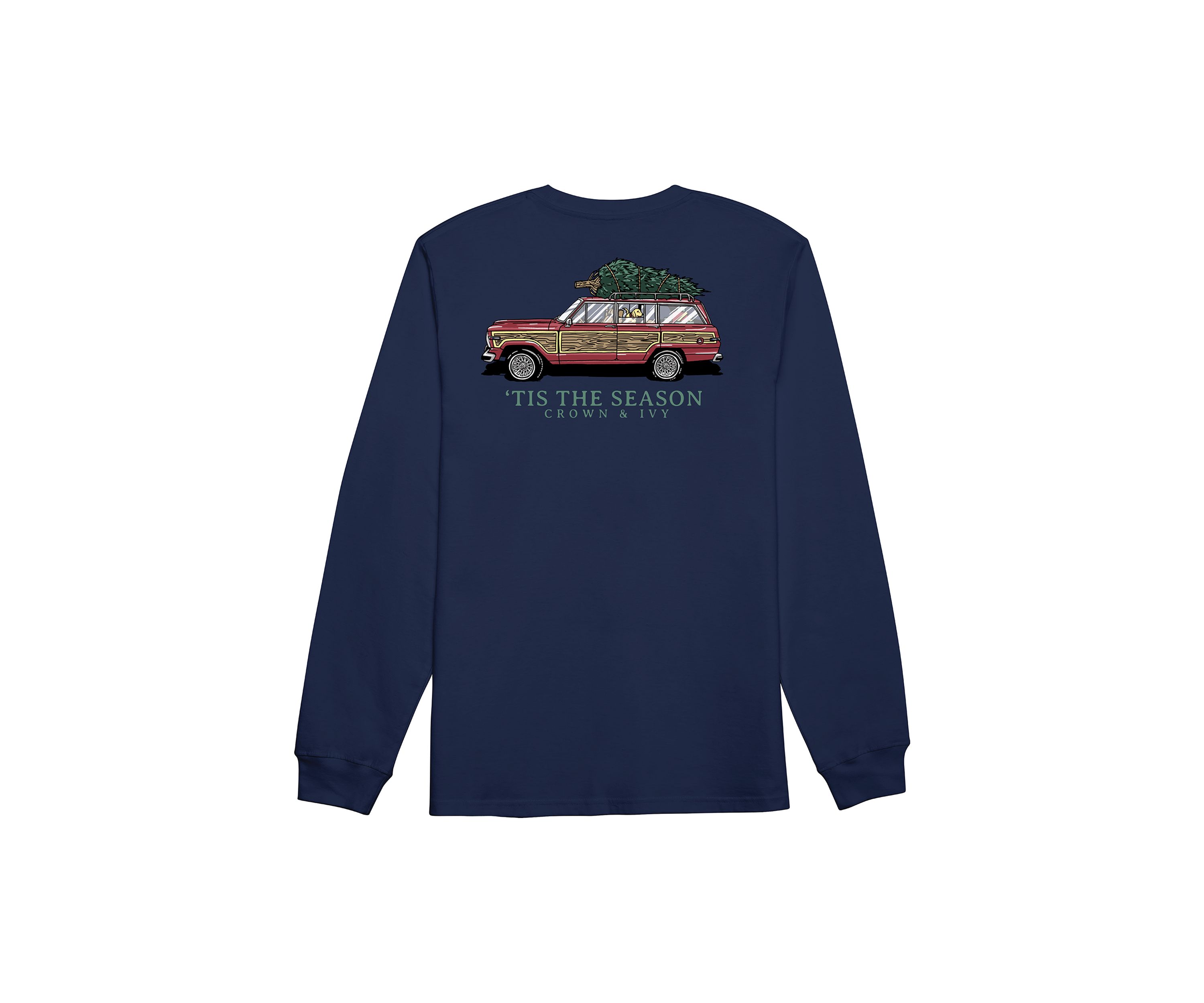 Christmas Car Graphic Sweatshirt 