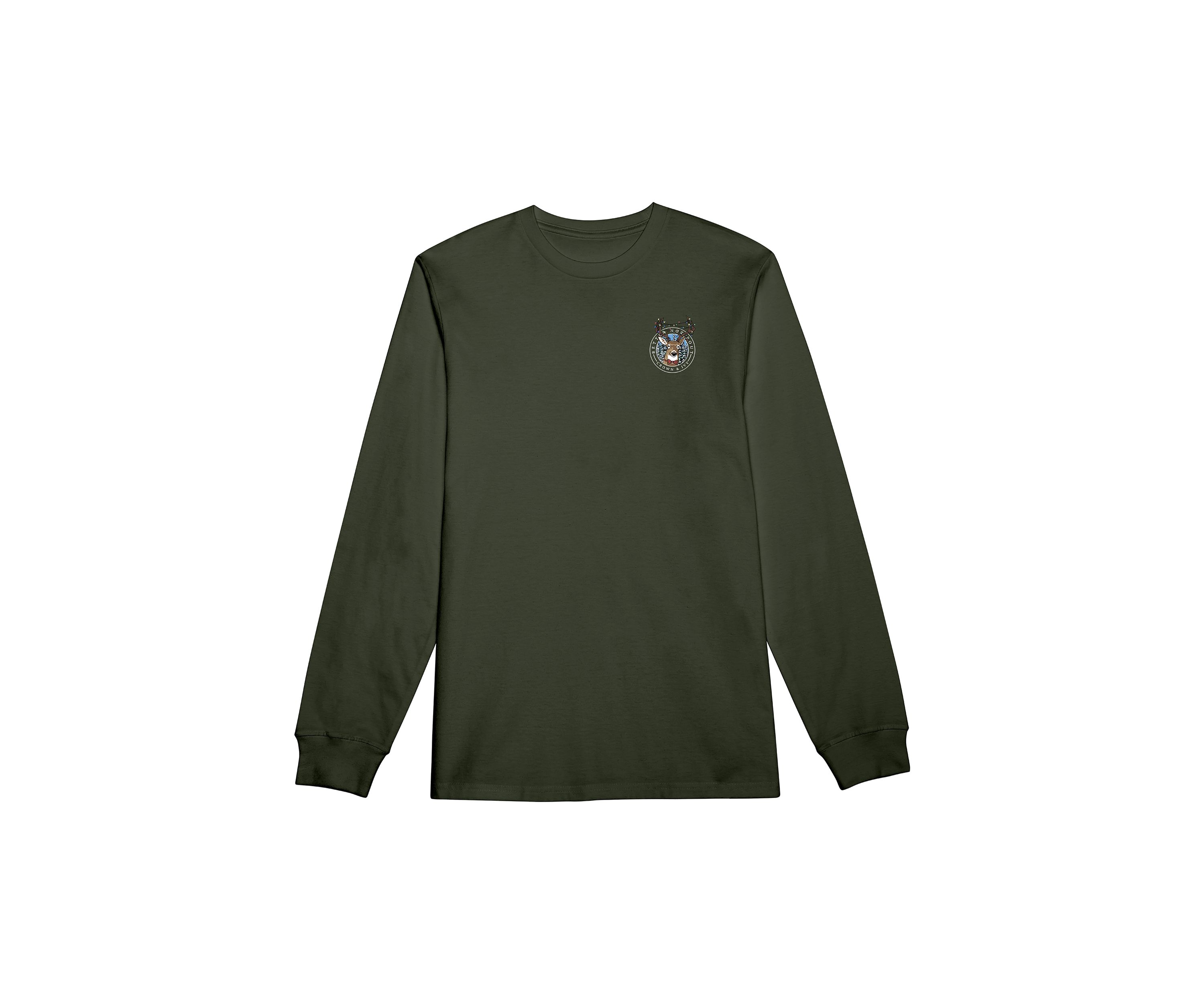 Deer Lights Long Sleeve Graphic T-Shirt