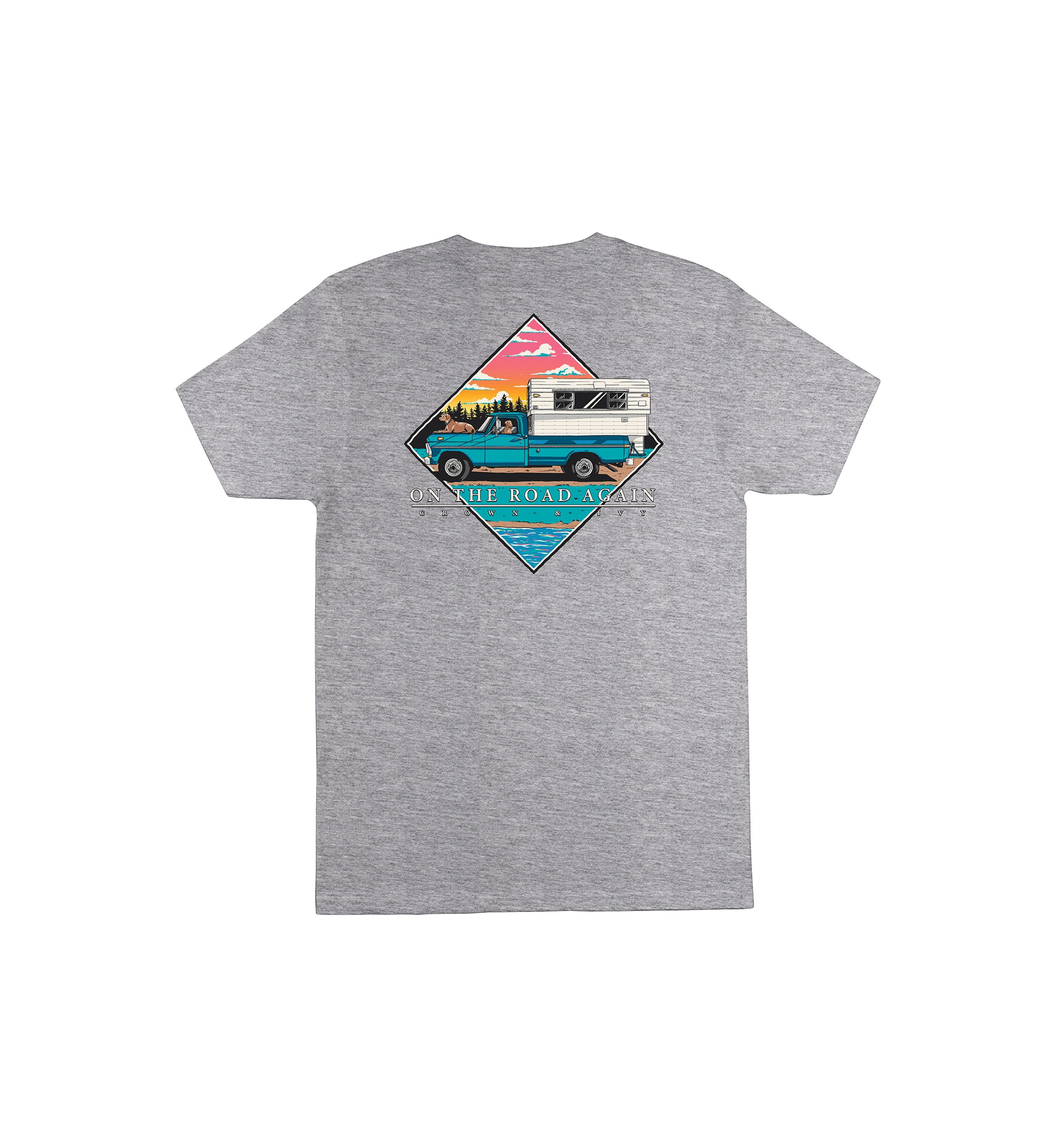 Short Sleeve Road Trip Graphic T-Shirt 
