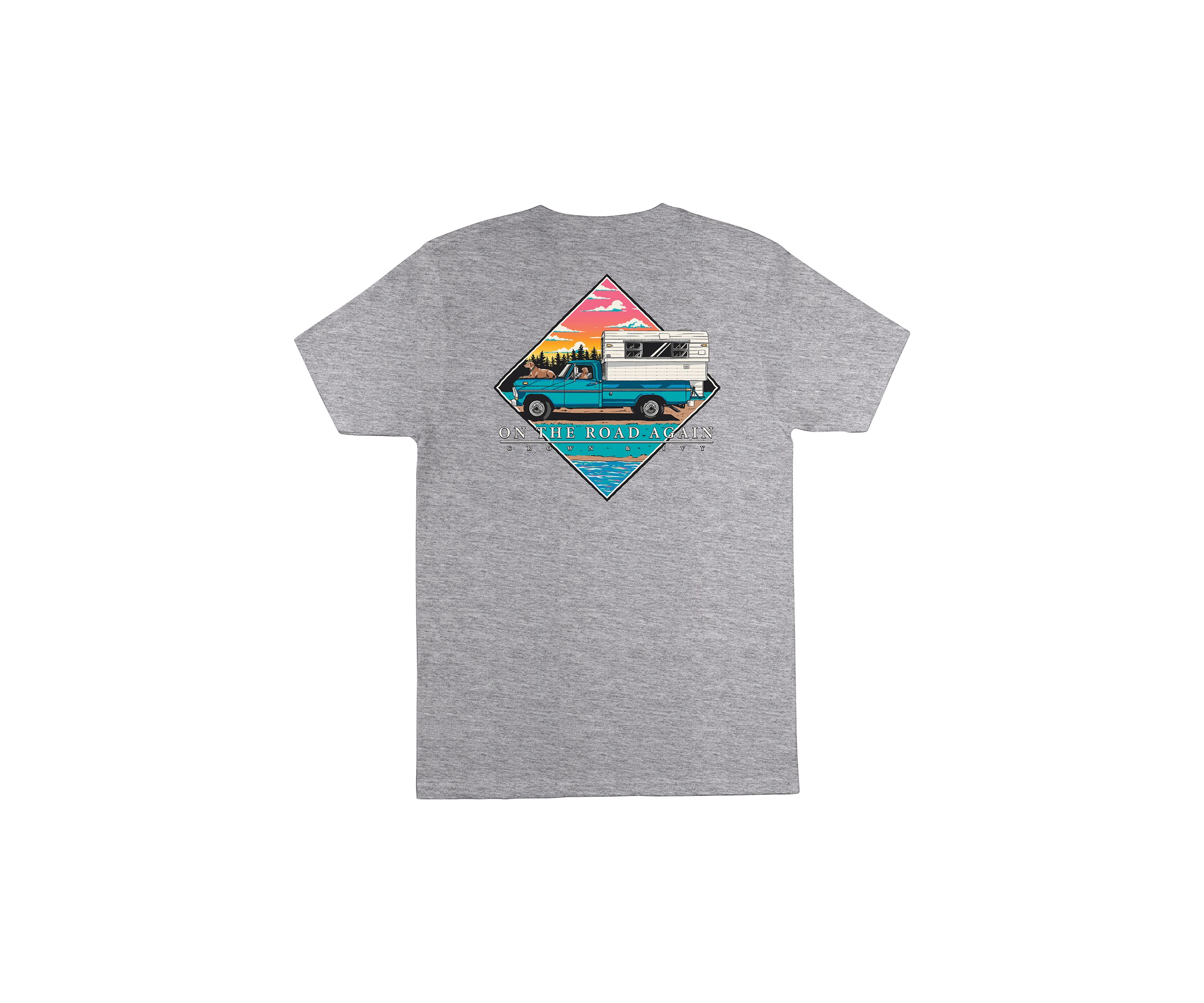 Short Sleeve Road Trip Graphic T-Shirt 