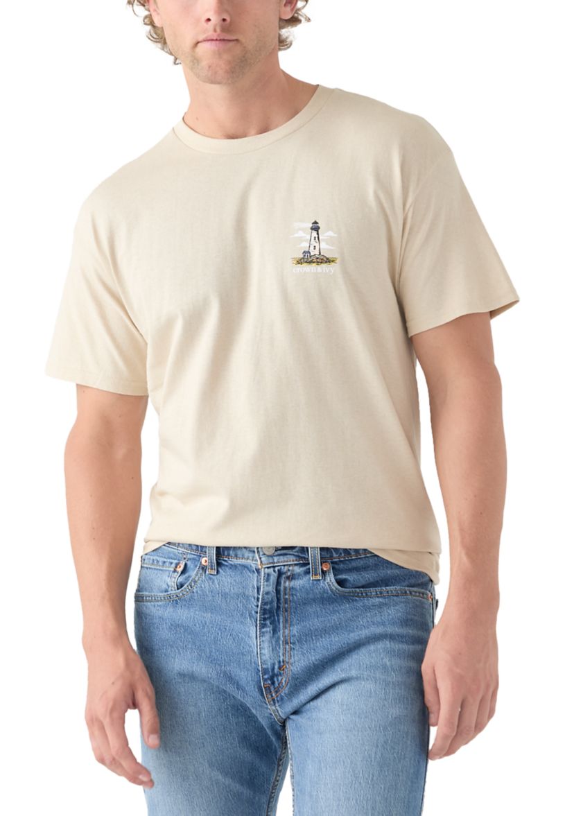 Short Sleeve Lighthouse Graphic T-Shirt