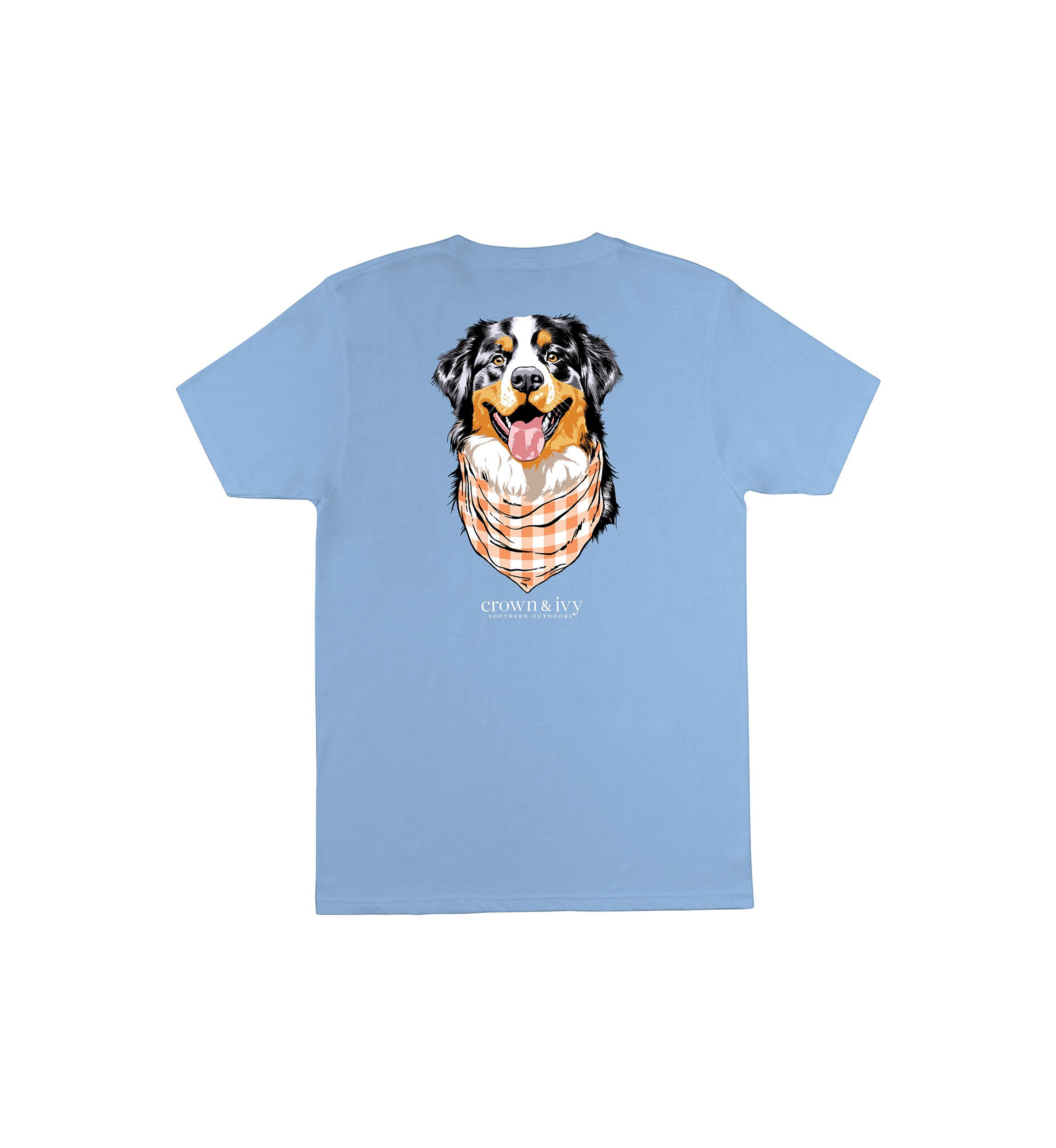 Mens Short Sleeve Dog Graphic T-Shirt 