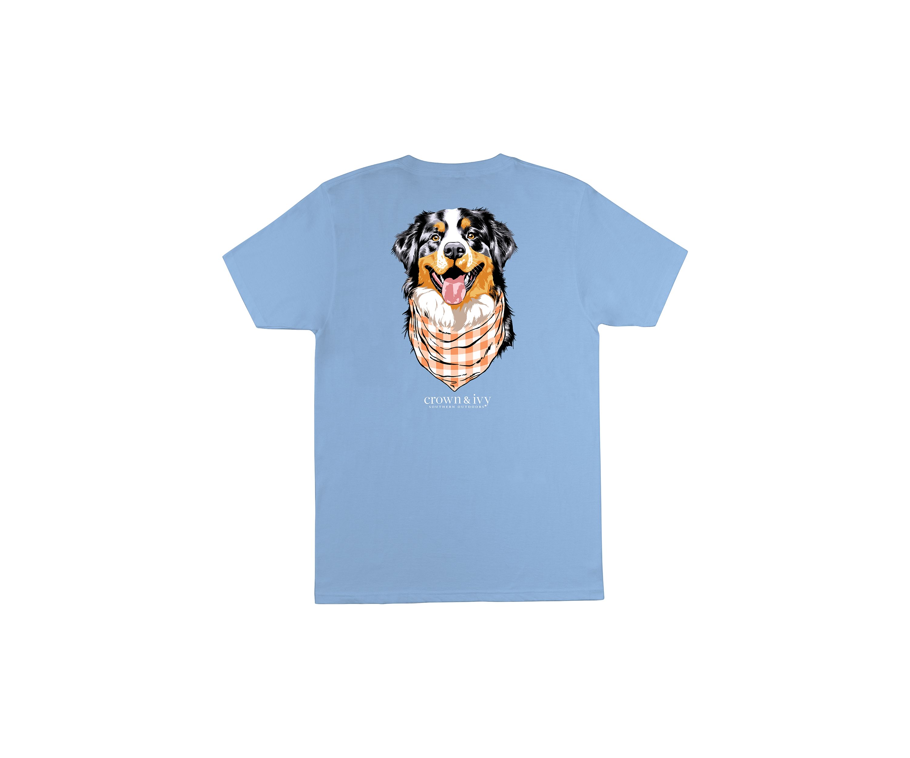 Mens Short Sleeve Dog Graphic T-Shirt 