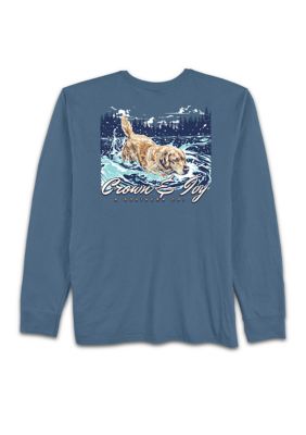 Crown & Ivy Men's Lake Shake Graphic Long Sleeve Shirt