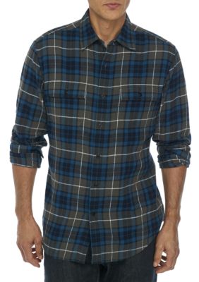 mens flannel shirts belk