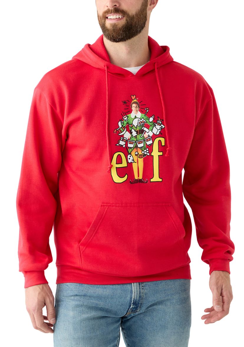 Mens Elf Graphic Hoodie