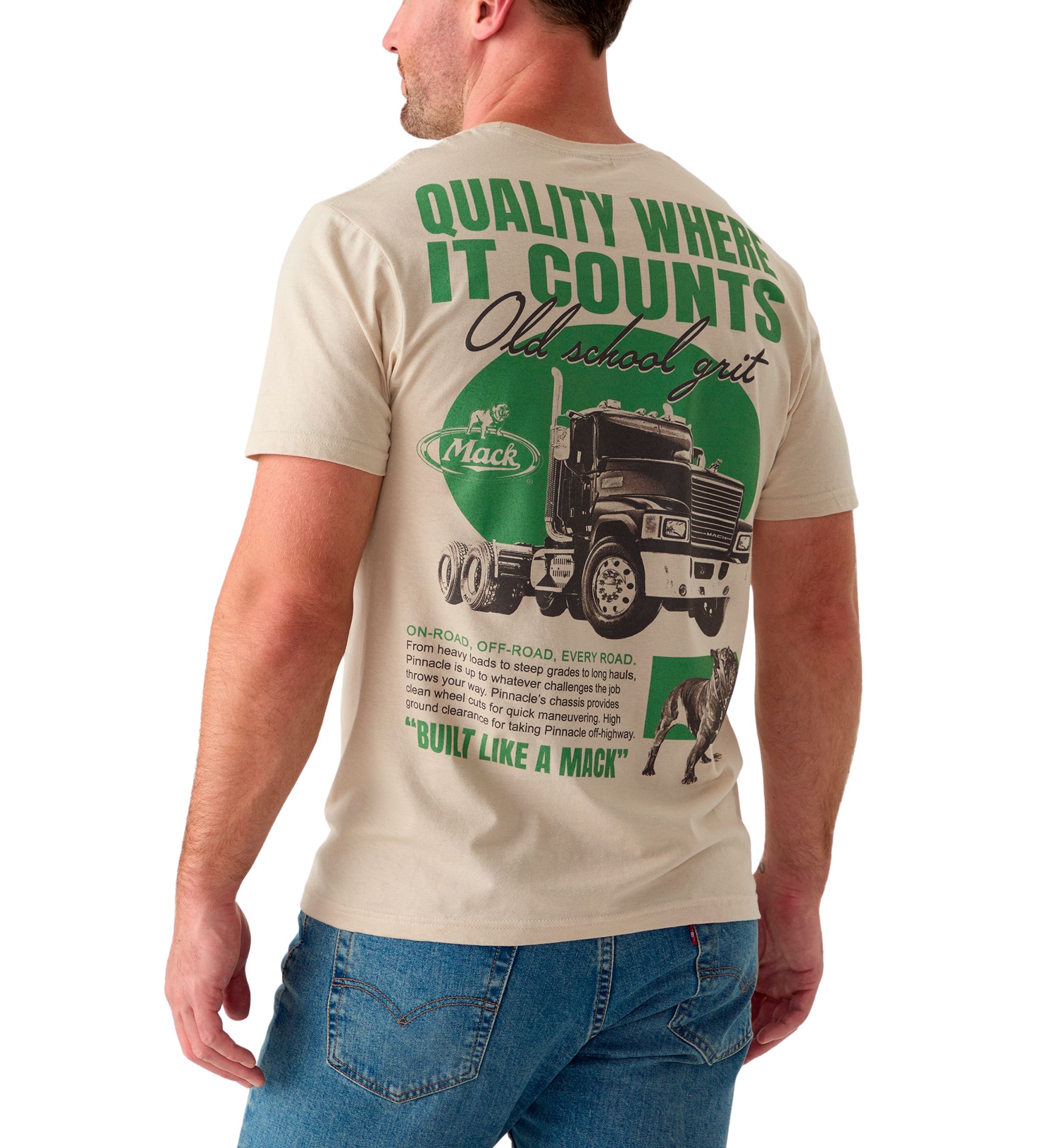 Mens Mack Truck Graphic T-Shirt