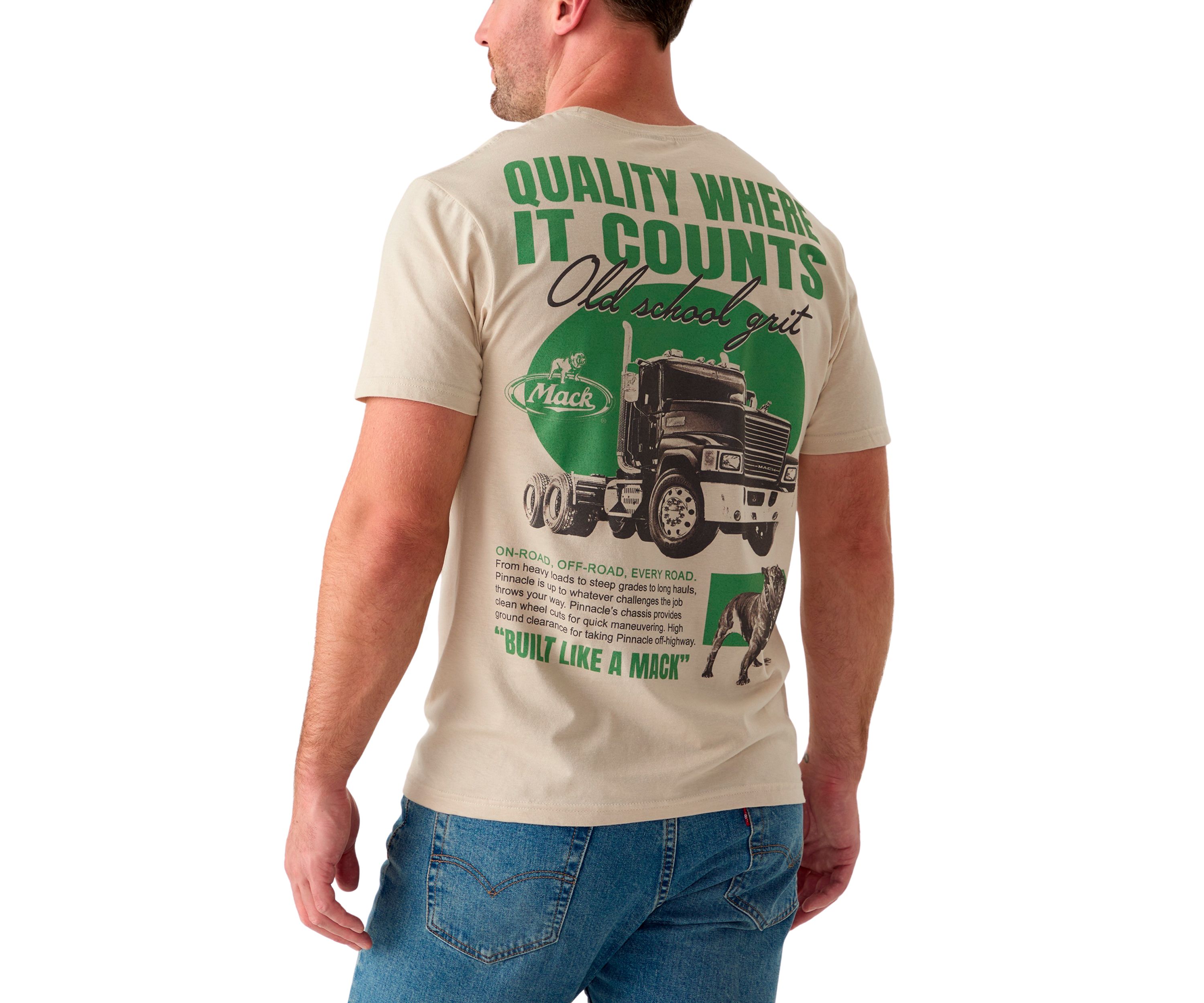 Mens Mack Truck Graphic T-Shirt