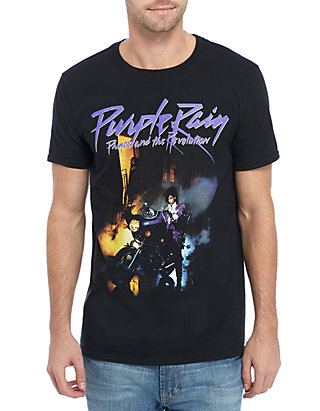 Bravado Prince Purple Rain Short Sleeve Graphic T-Shirt