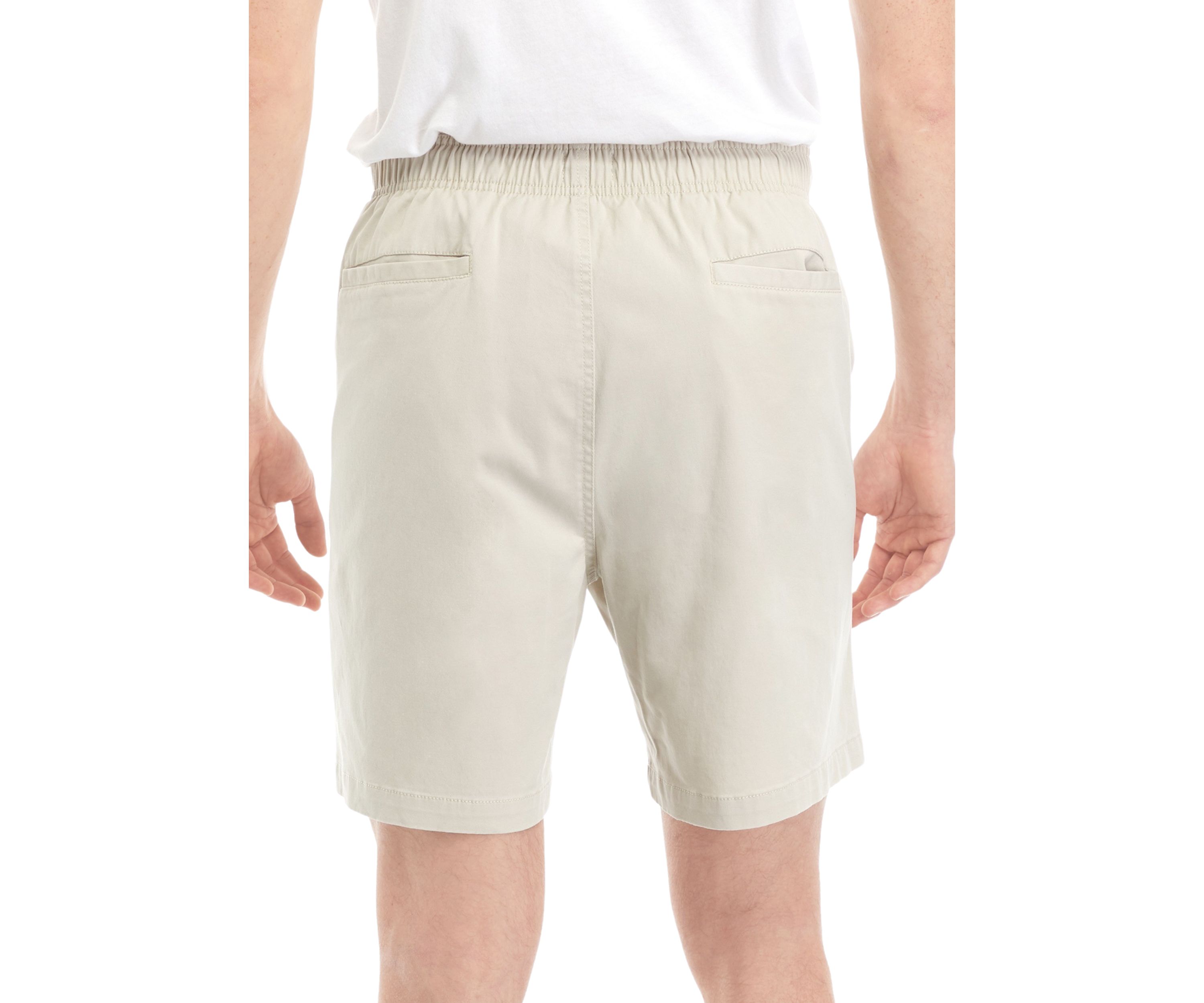 7" Pull On Twill Shorts