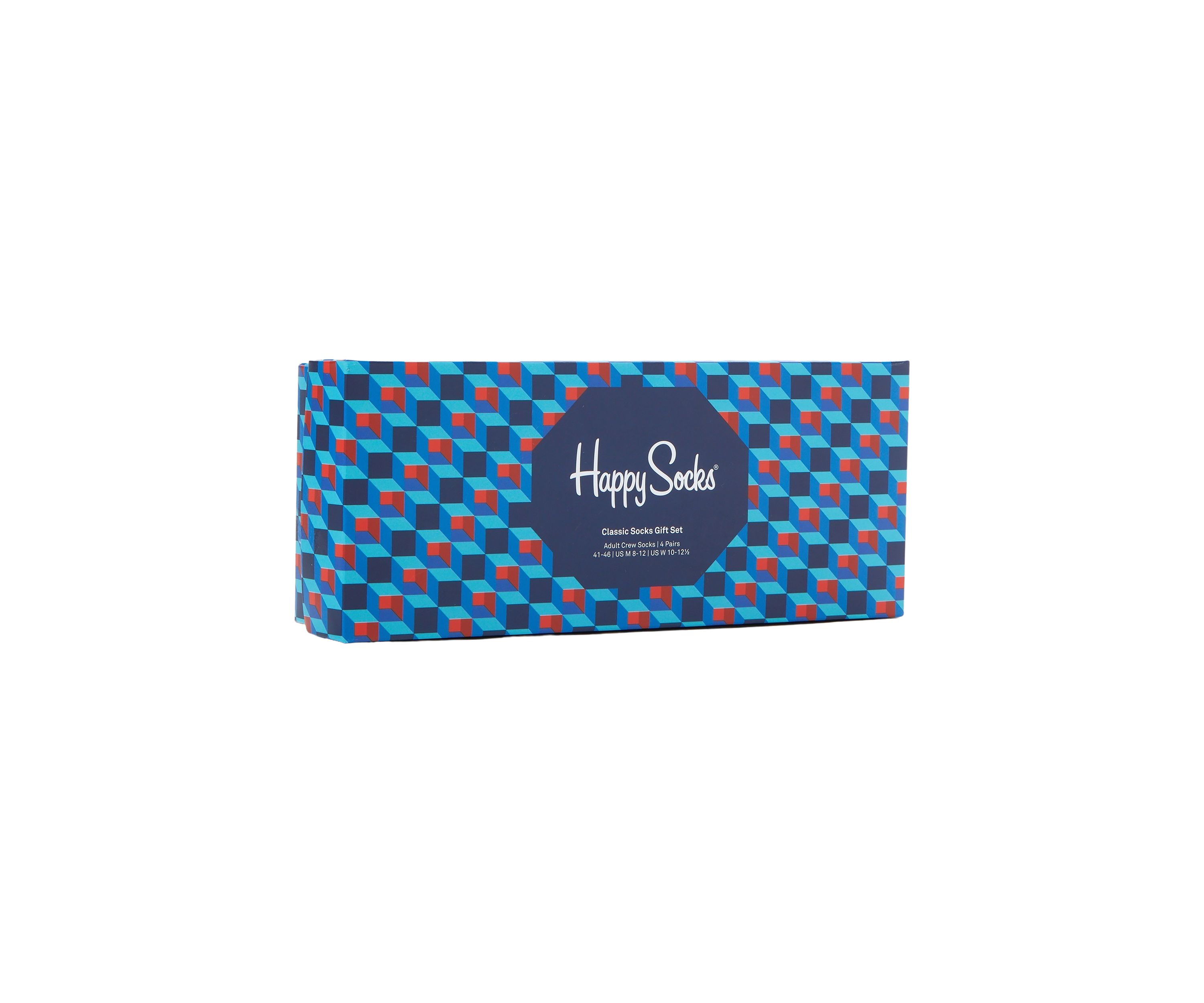 Optic Square Socks - 4 Pack