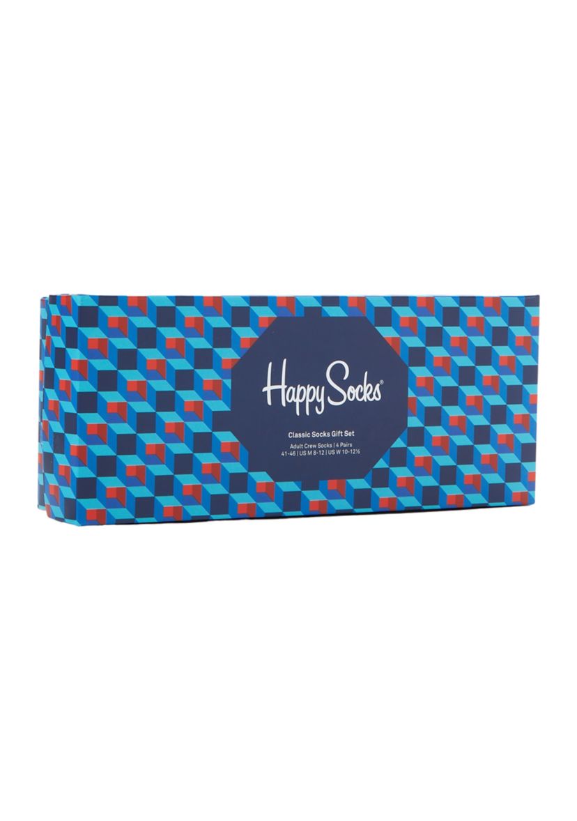 Optic Square Socks - 4 Pack