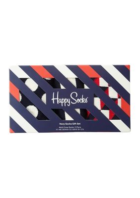 Happy Socks 3-pack socks CAT with gift box in black/ pink/ orange