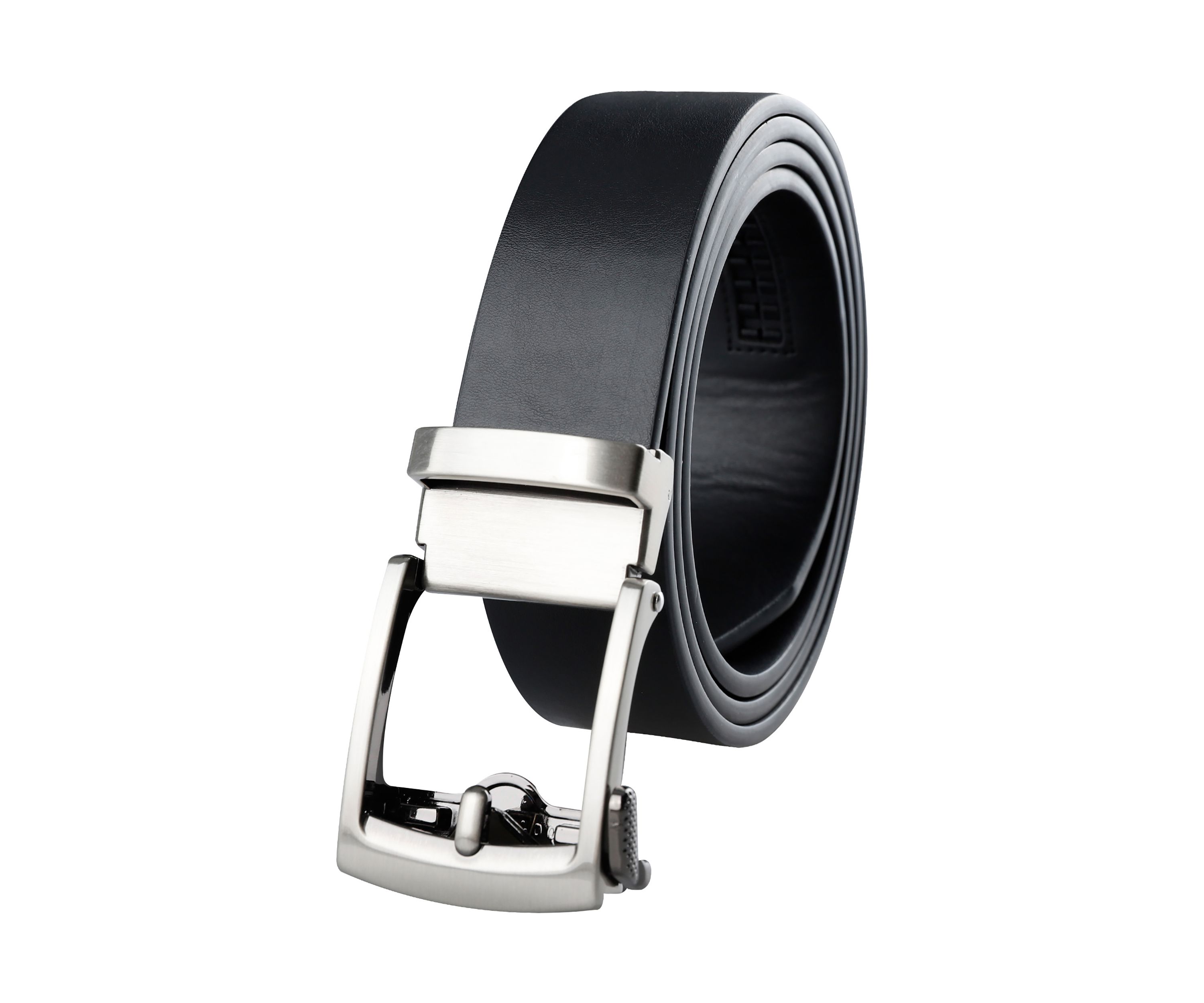 Adjustable Track Lock Buckle Dress Belt