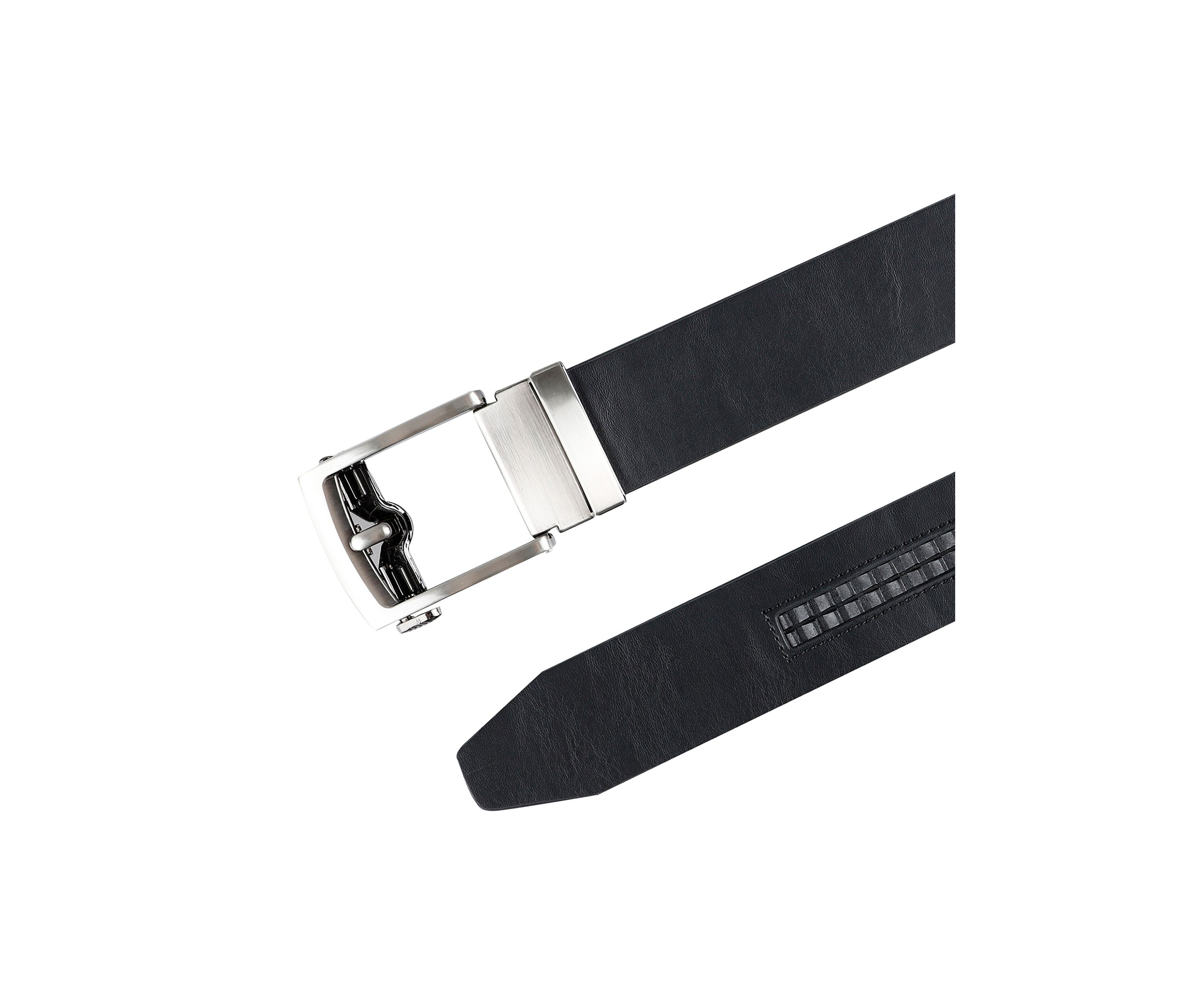 Adjustable Track Lock Buckle Dress Belt
