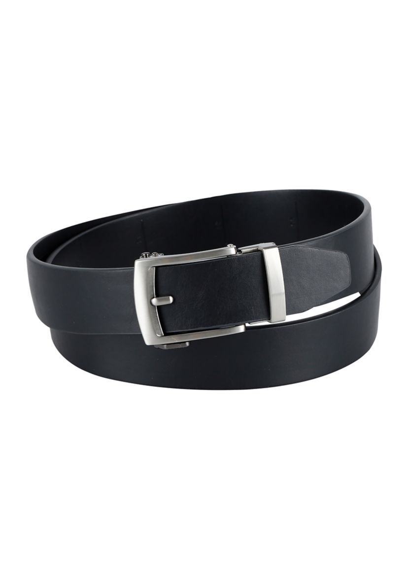 Adjustable Track Lock Buckle Dress Belt