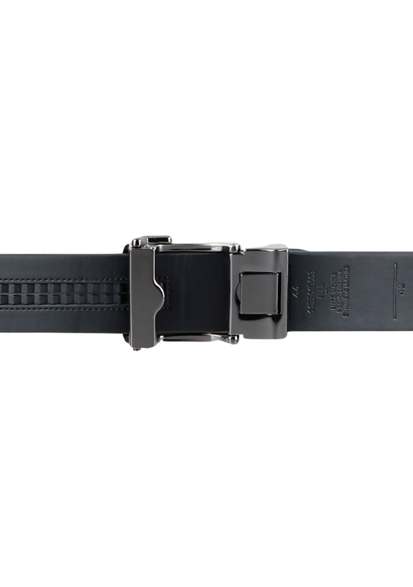 Adjustable Track Lock Buckle Dress Belt