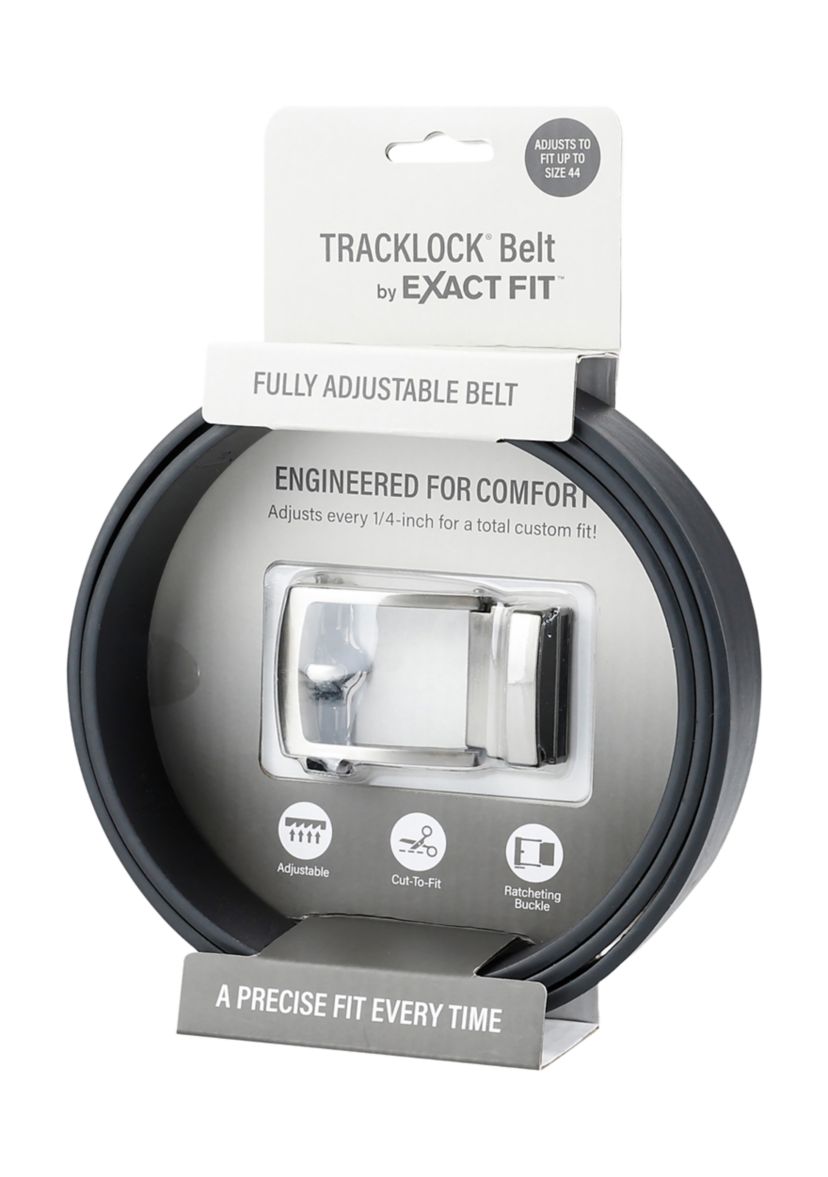 Adjustable Track Lock Buckle Dress Belt