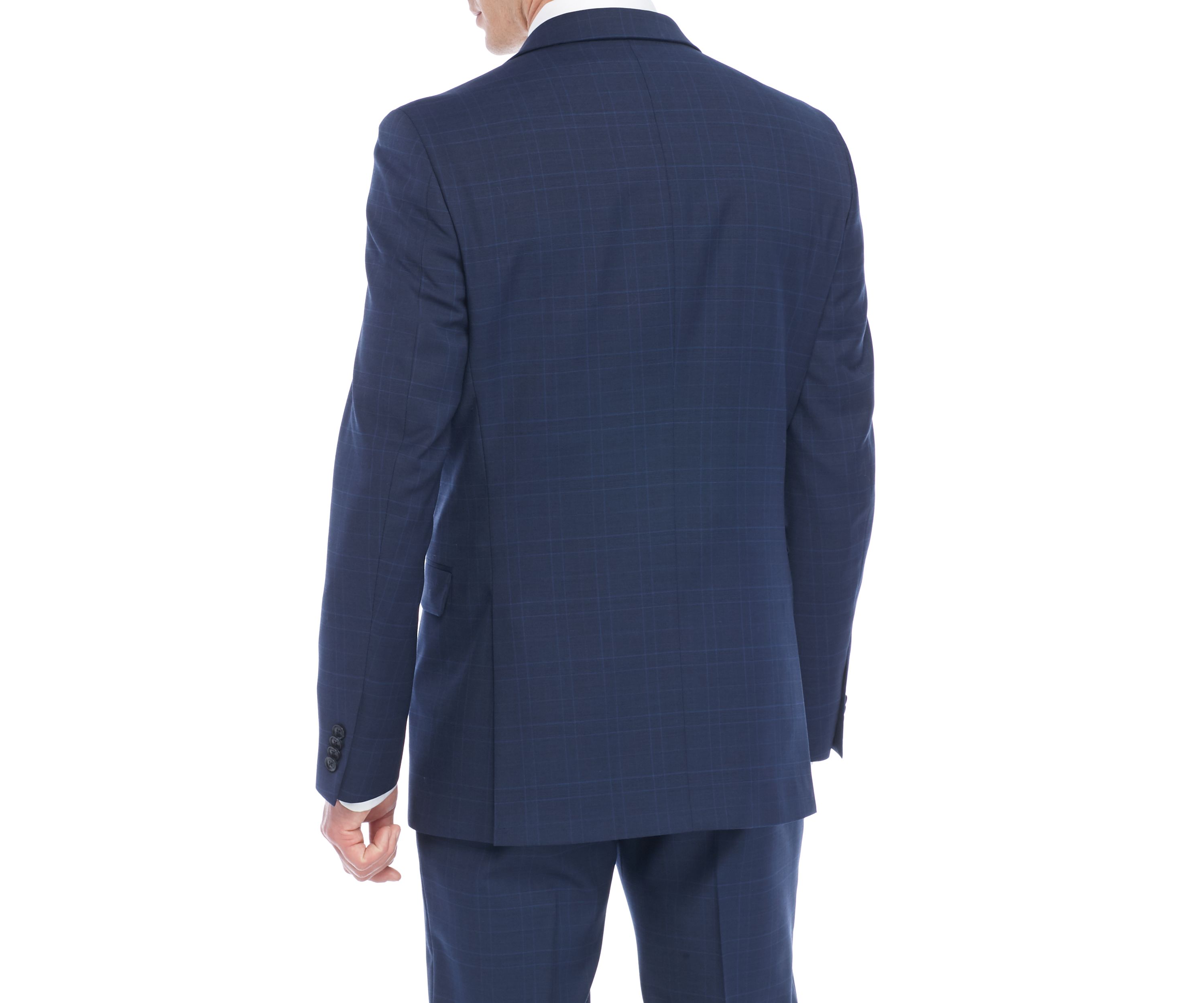 Plaid Stretch Suit Separate Coat