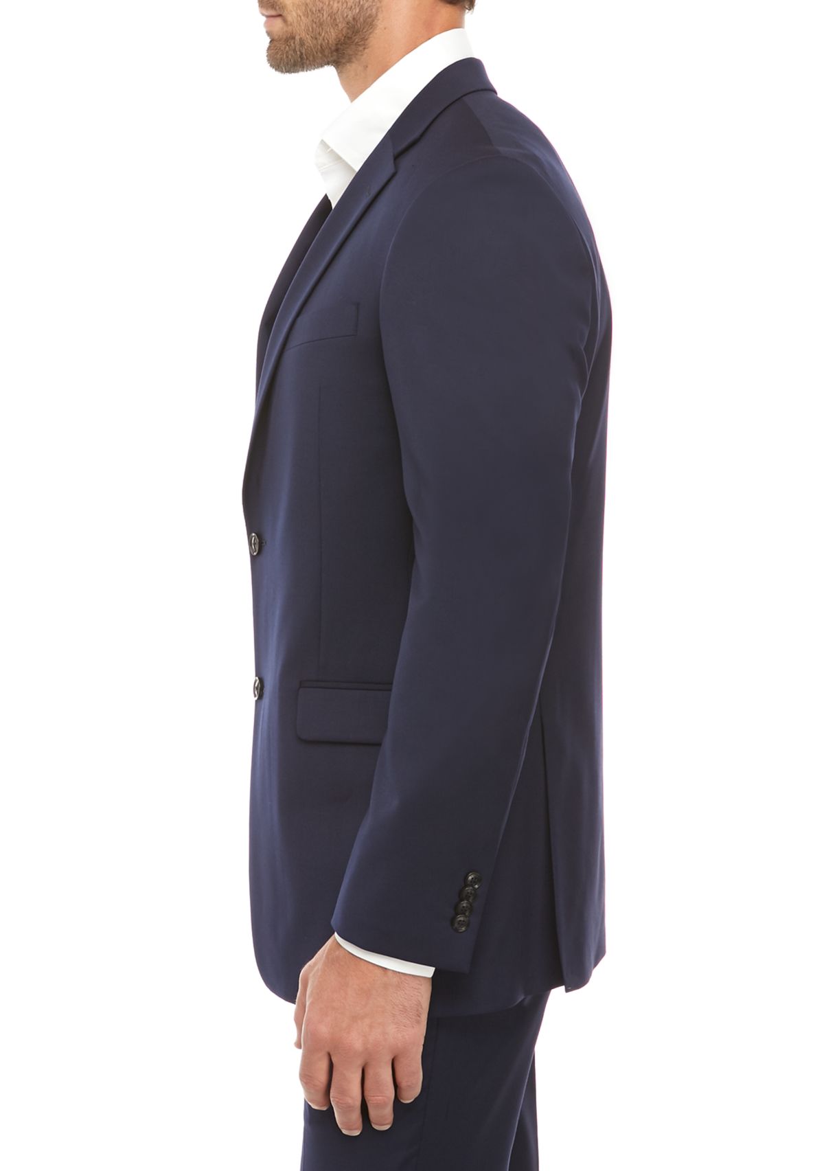 Twill Stretch Classic Fit Suit Separate Coat