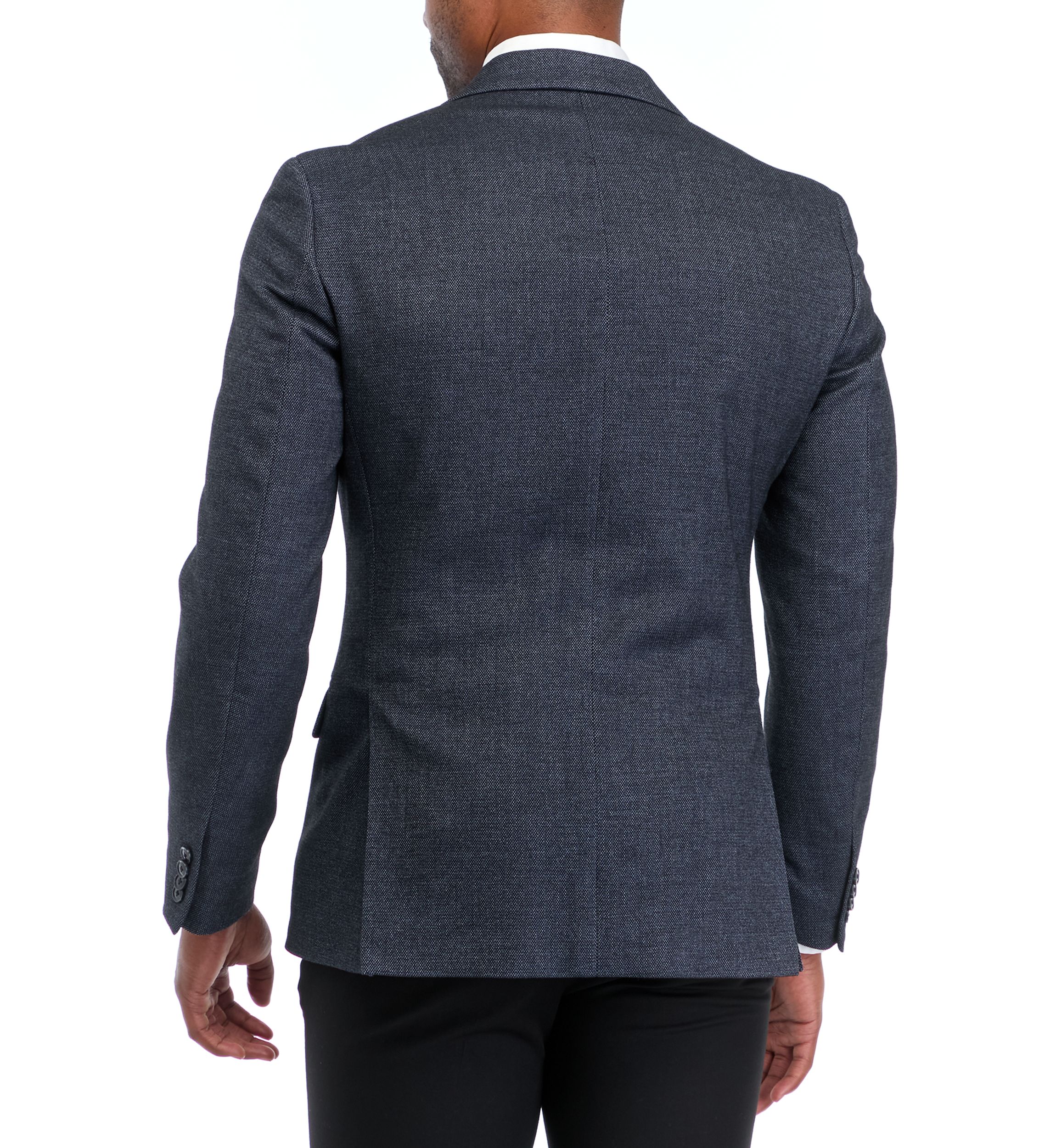Textured Solid Modern Fit Sport Coat
