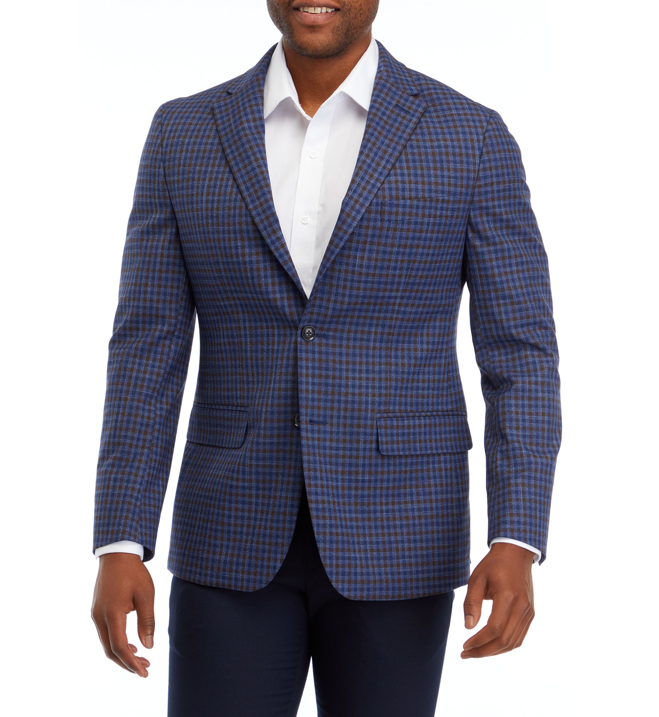 Check Print Sport Coat