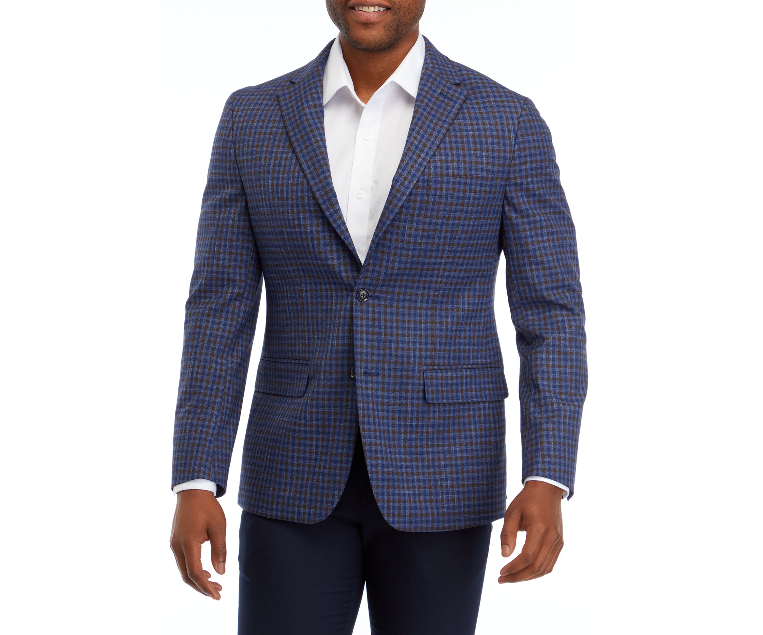 Check Print Sport Coat