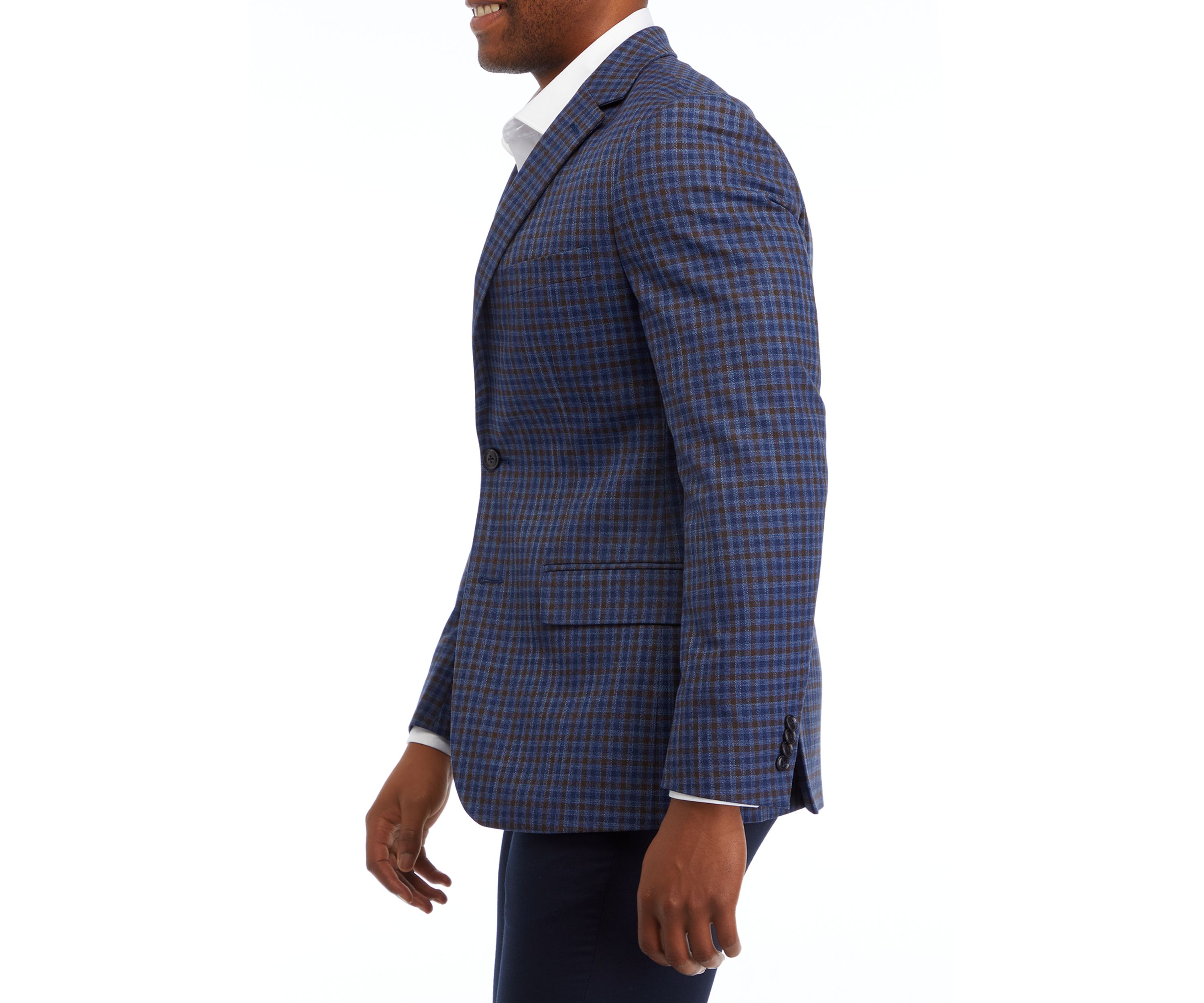 Check Print Sport Coat