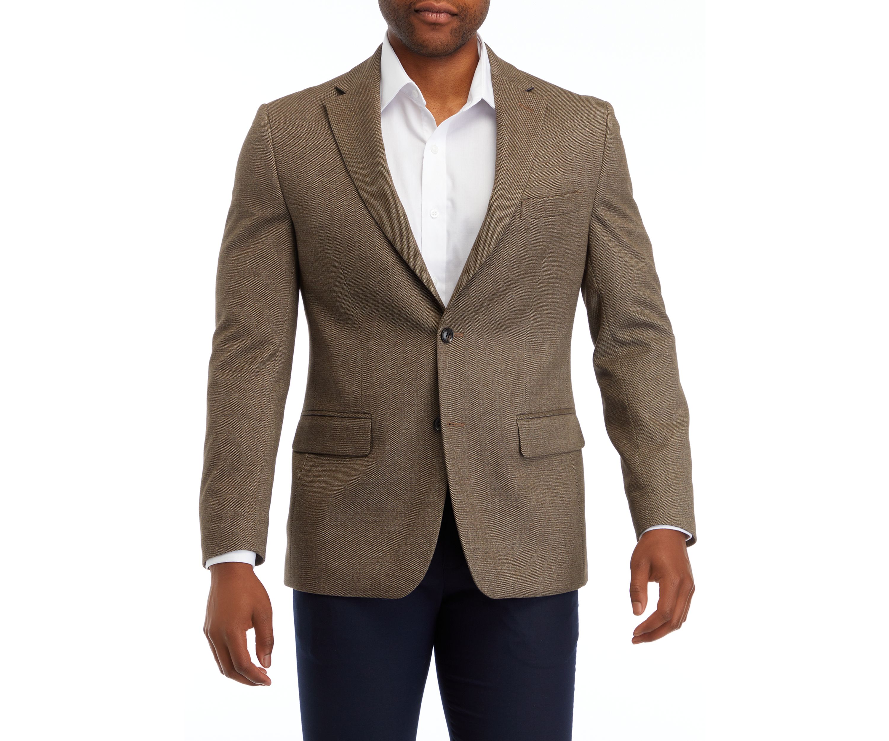Textured Solid Sport Coat