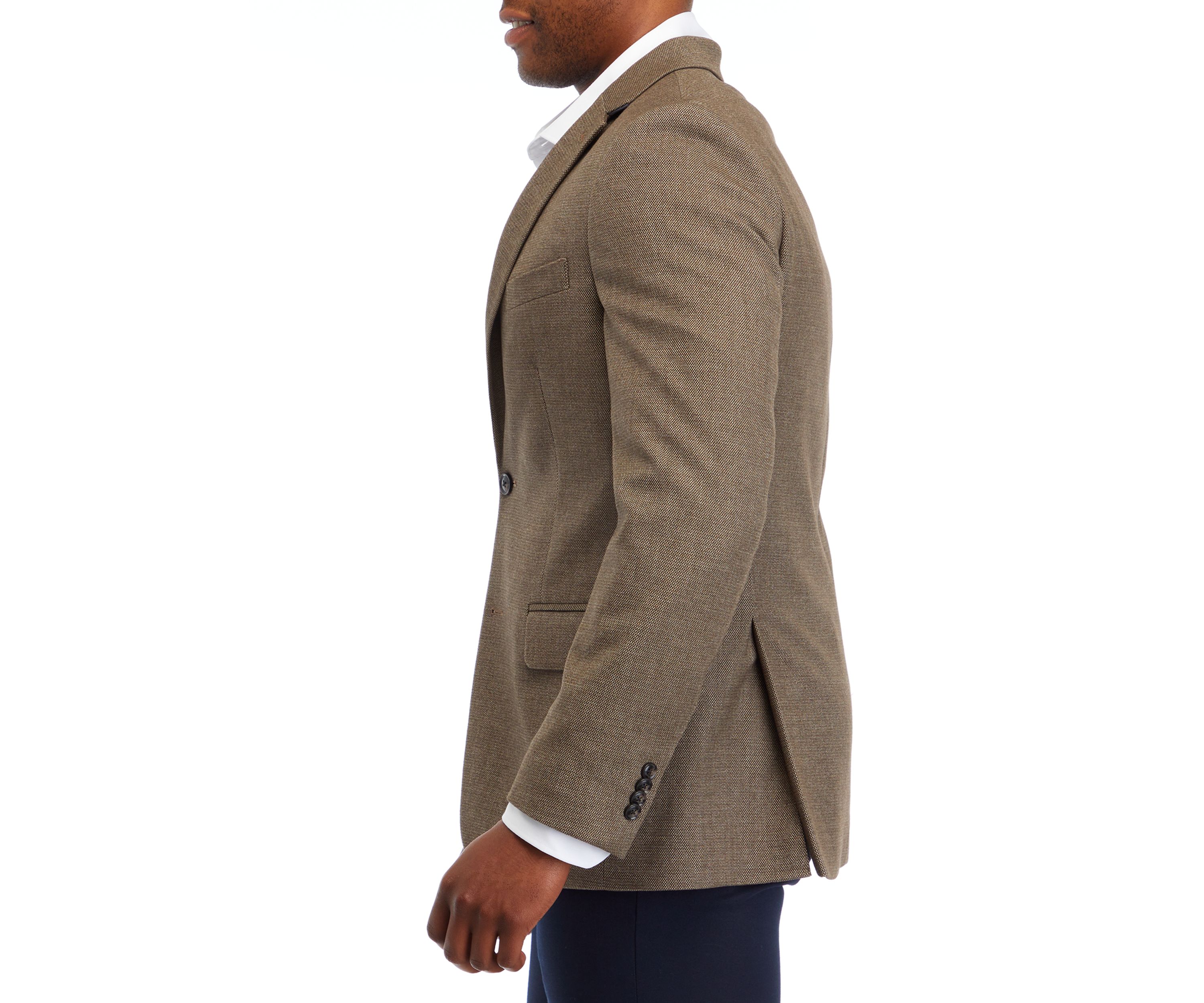 Textured Solid Sport Coat