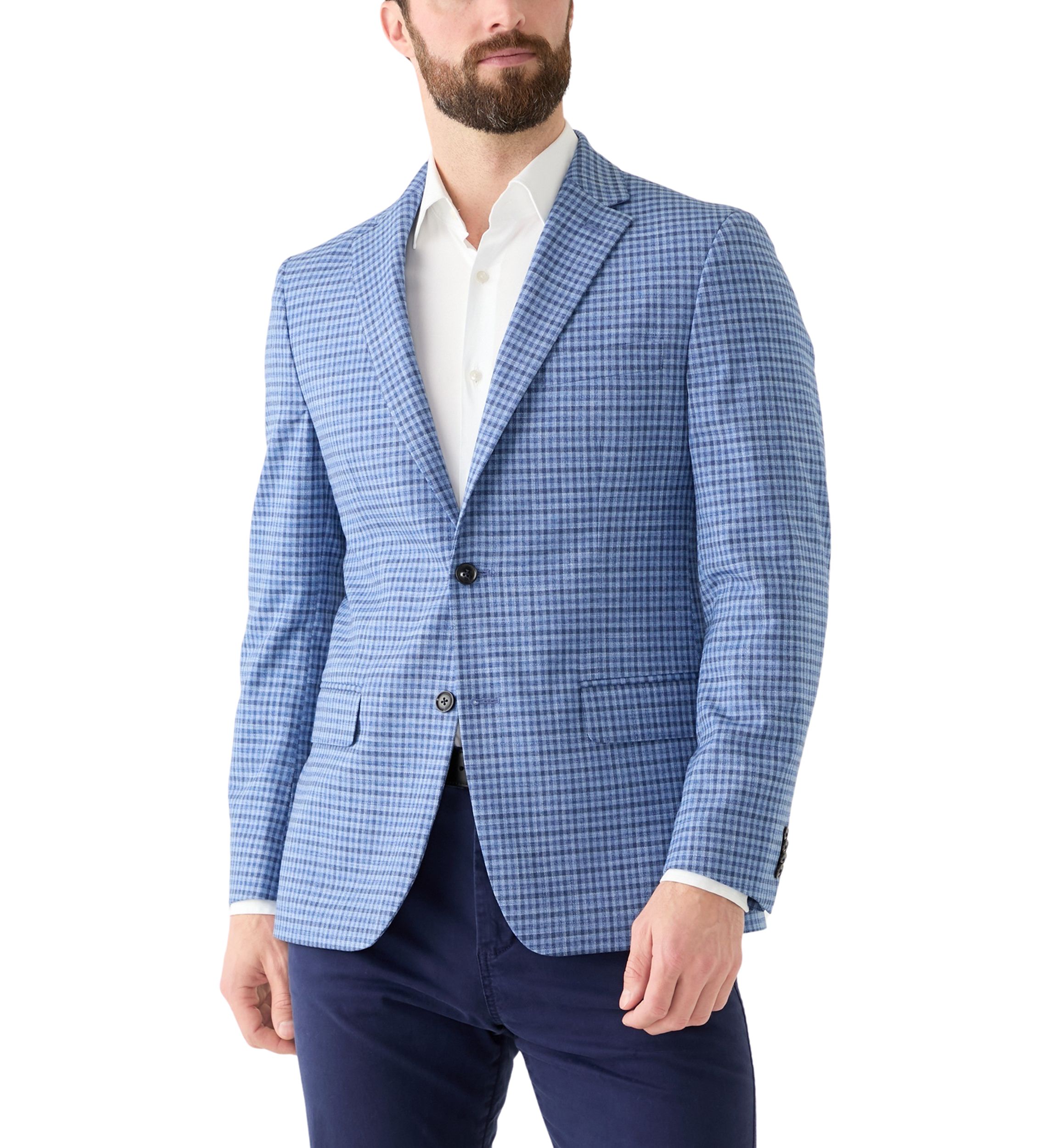 Single Breasted Check Sportcoat