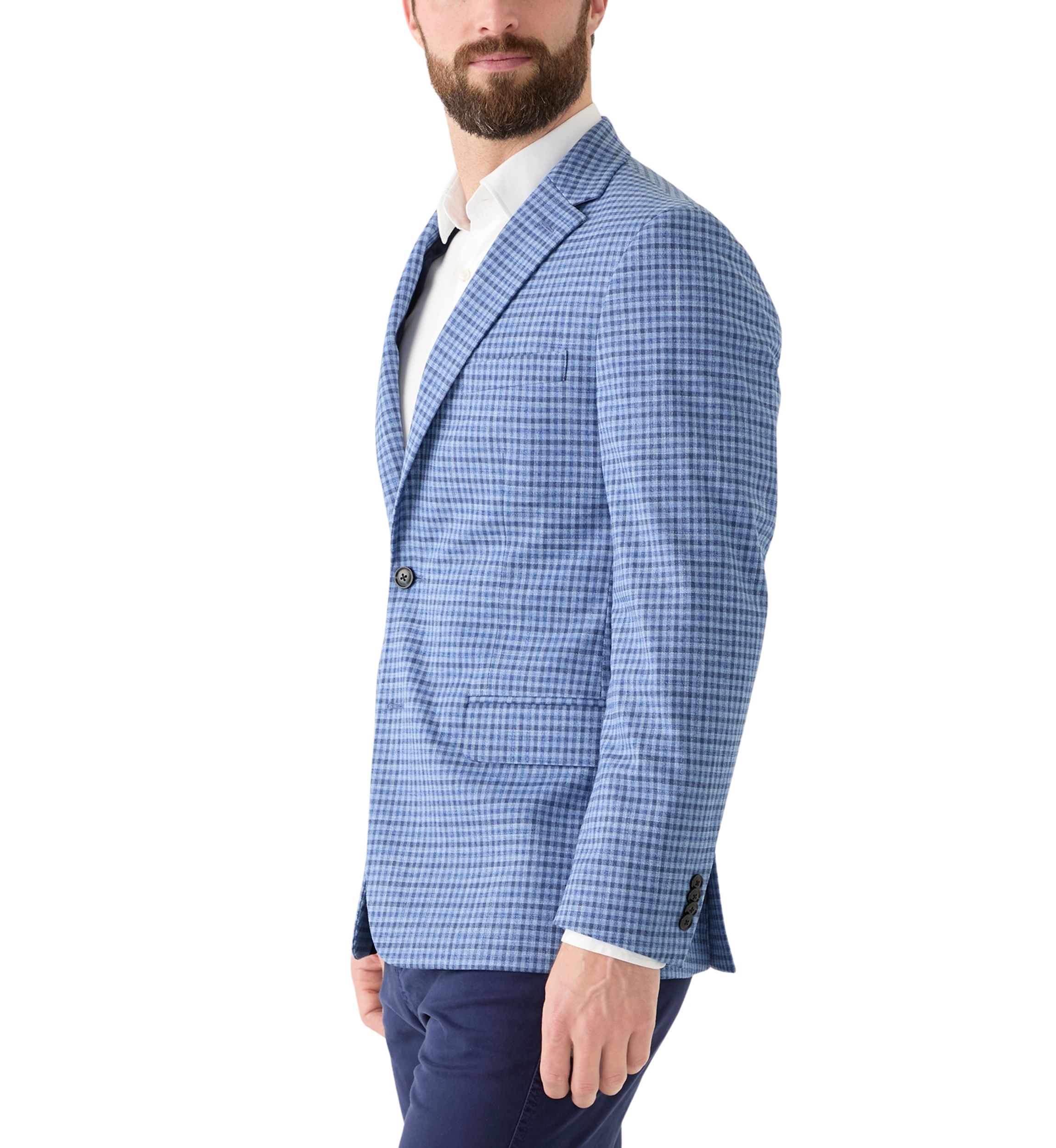 Single Breasted Check Sportcoat