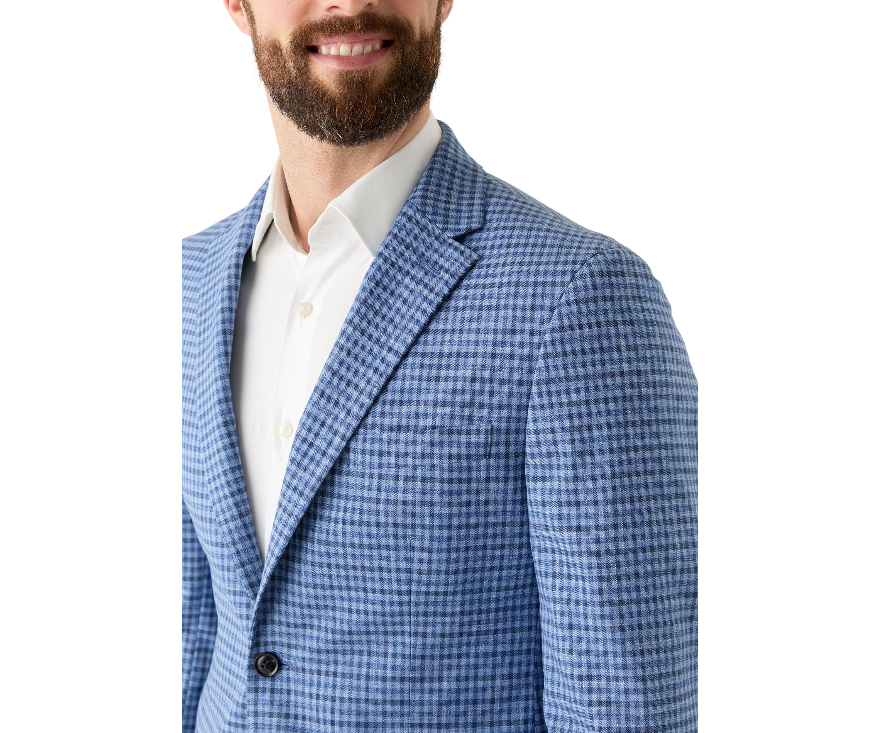 Single Breasted Check Sportcoat